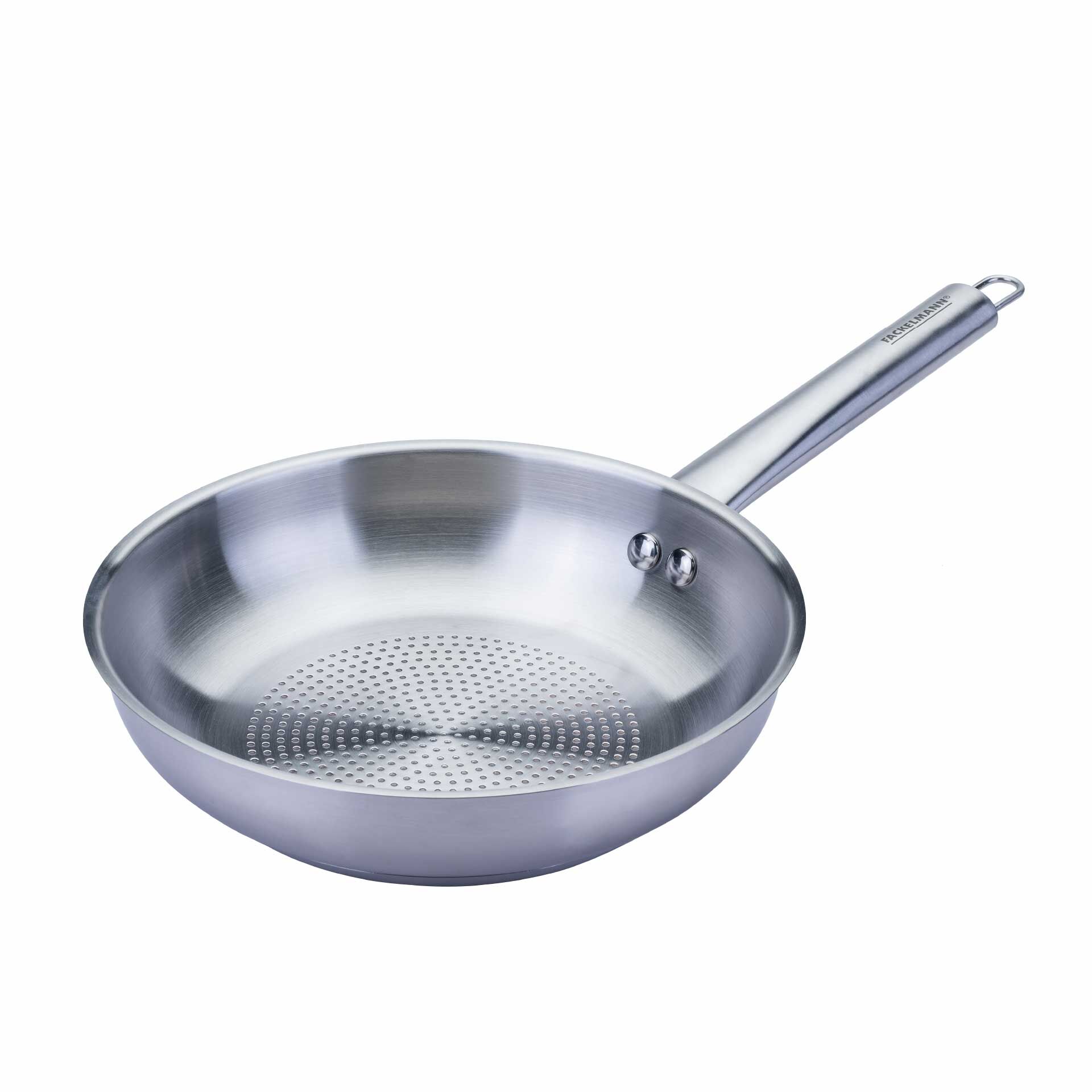 Bratpfanne Ovalgriff, Ø20cm, Edelstahl