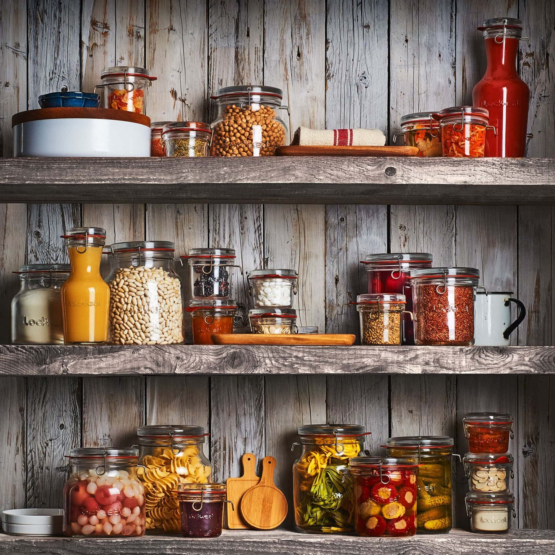 Lock-Eat Einmachglas mit Deckel, 1 Liter Lock-Eat Einmachglas mit Deckel, 1 Liter