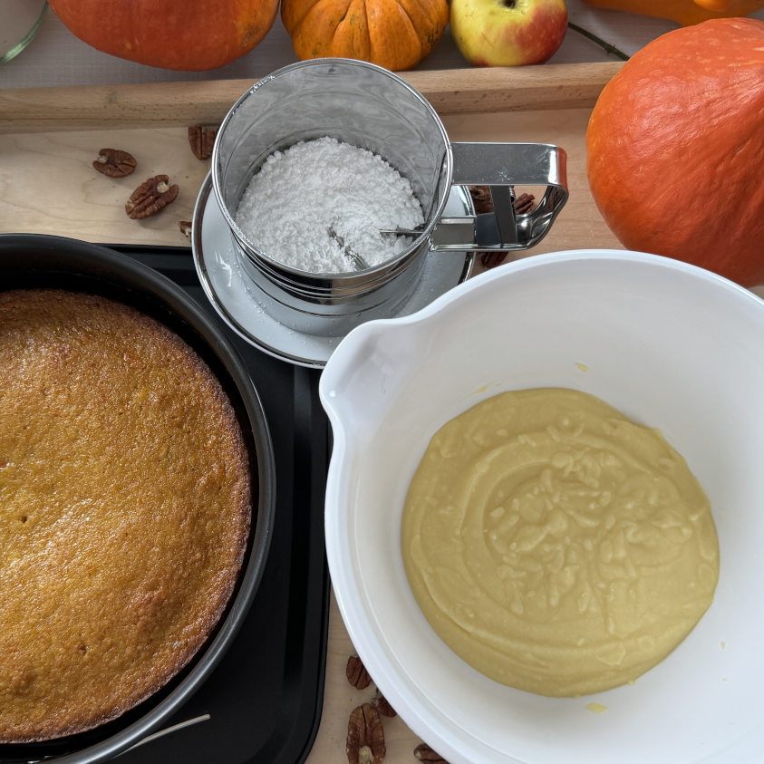 Kürbis-Apfel-Kuchen