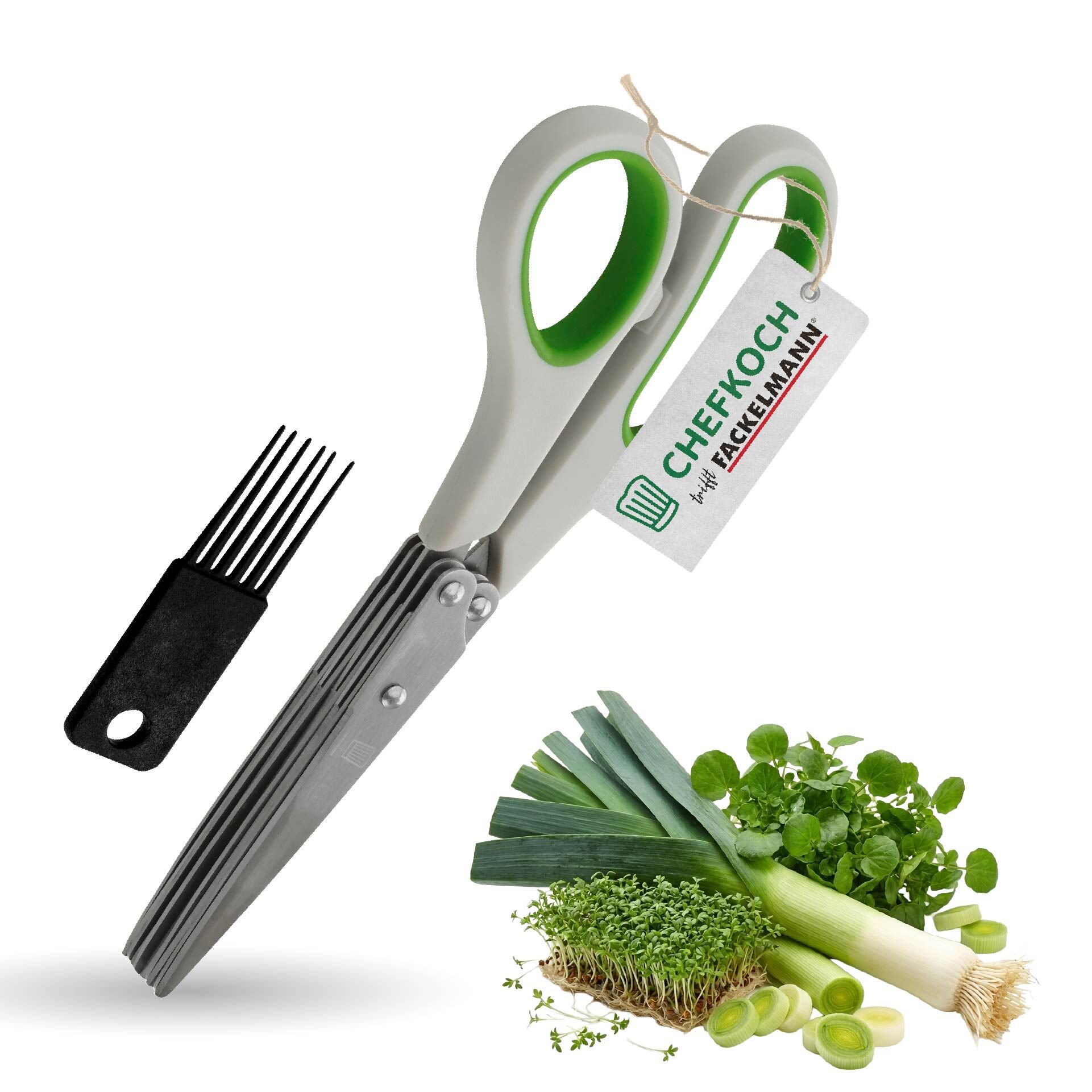 Kräuterschere, 10 Klingen