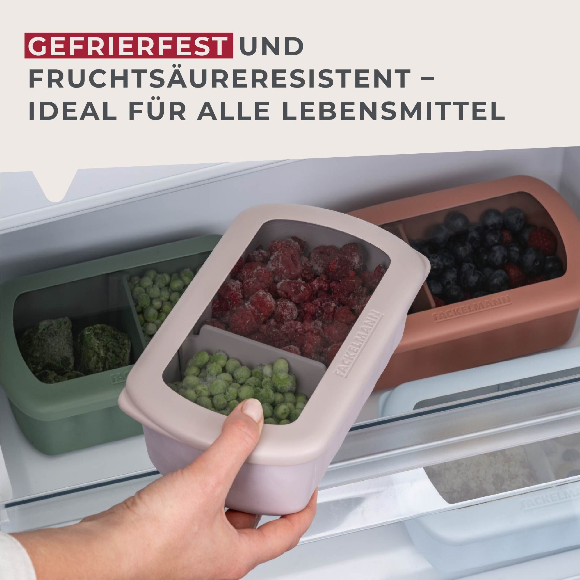 Flexibox Be The Move, beige, 1000ml, 3-tlg.