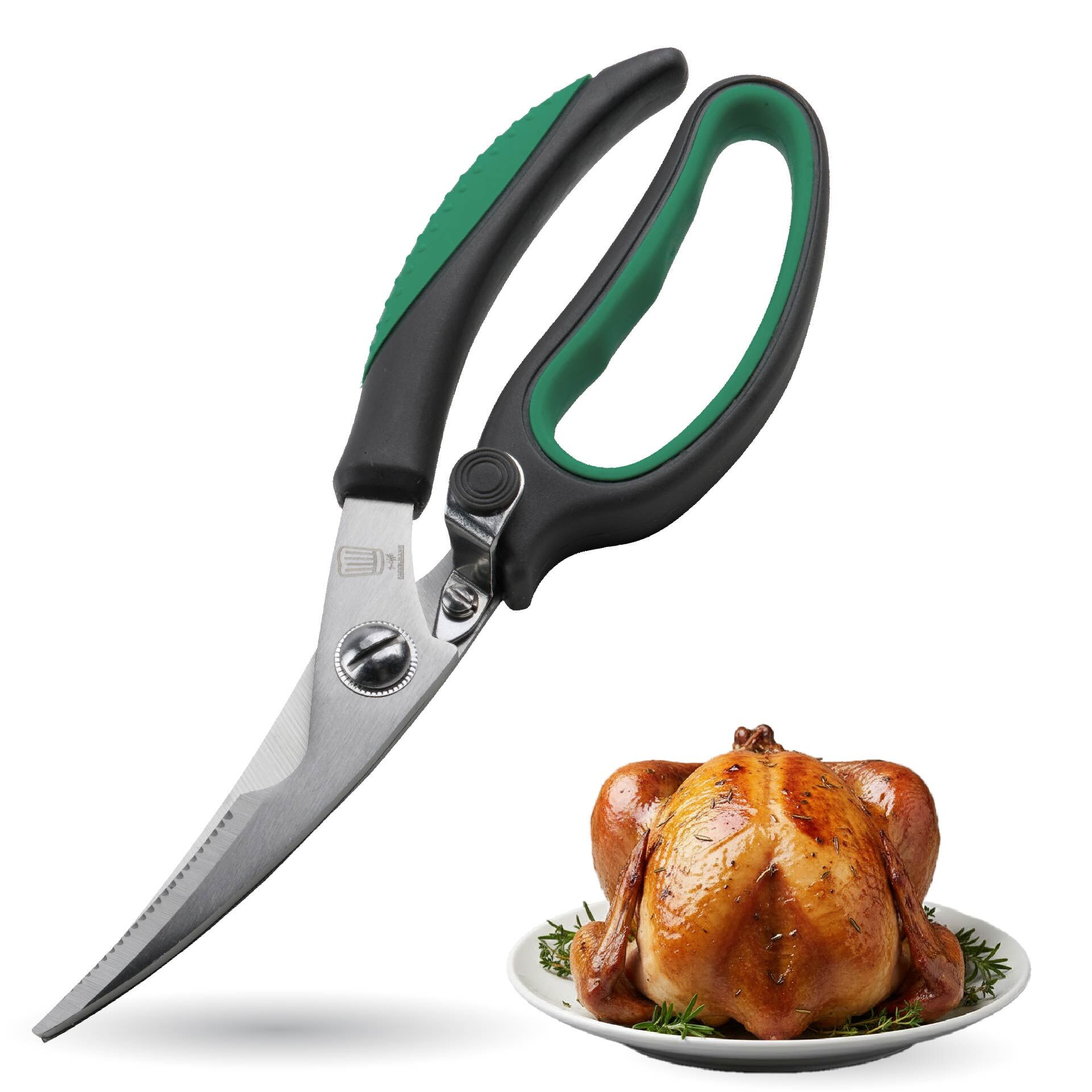 Geflügelschere Softgrip, 23cm, Edelstahl