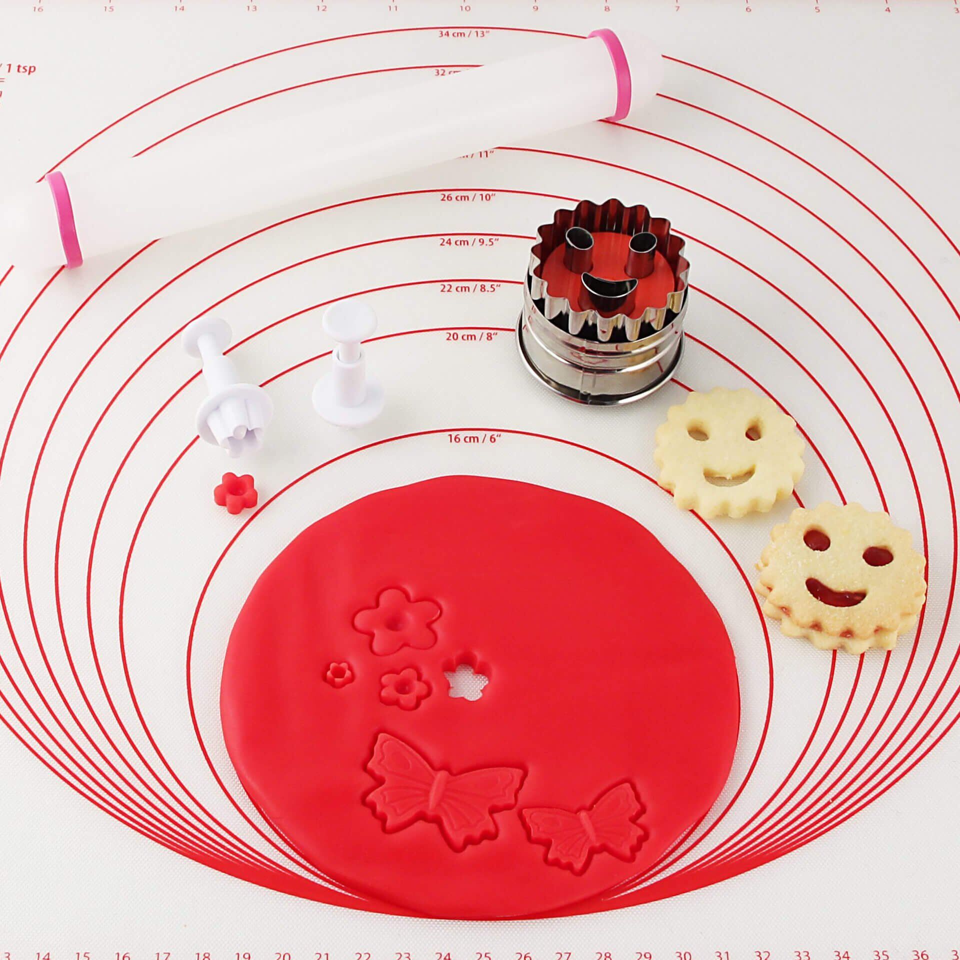 Backmatte Flexxibel Love, 60x40cm, Silikon