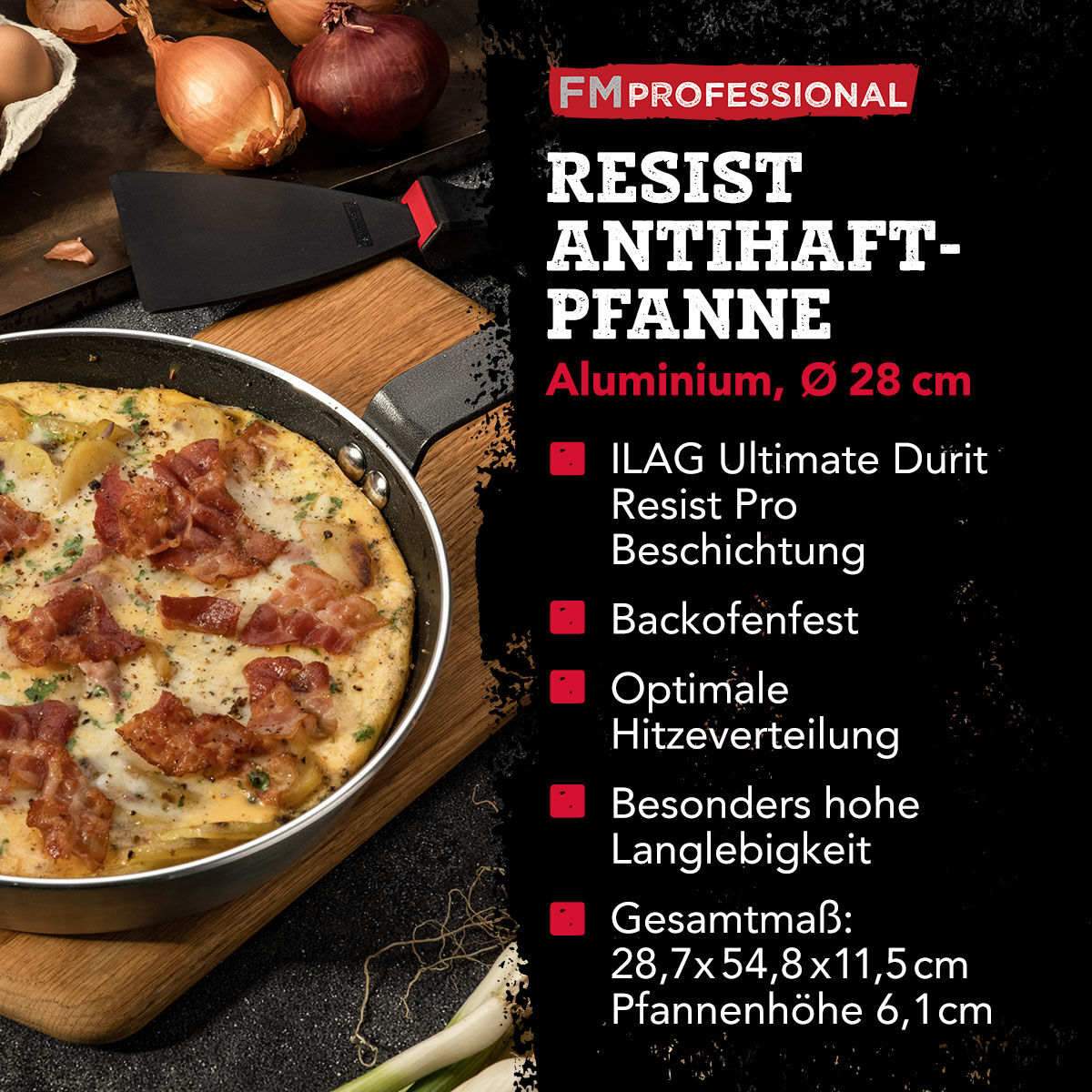 Profi Bratpfanne Resist, Ø28cm