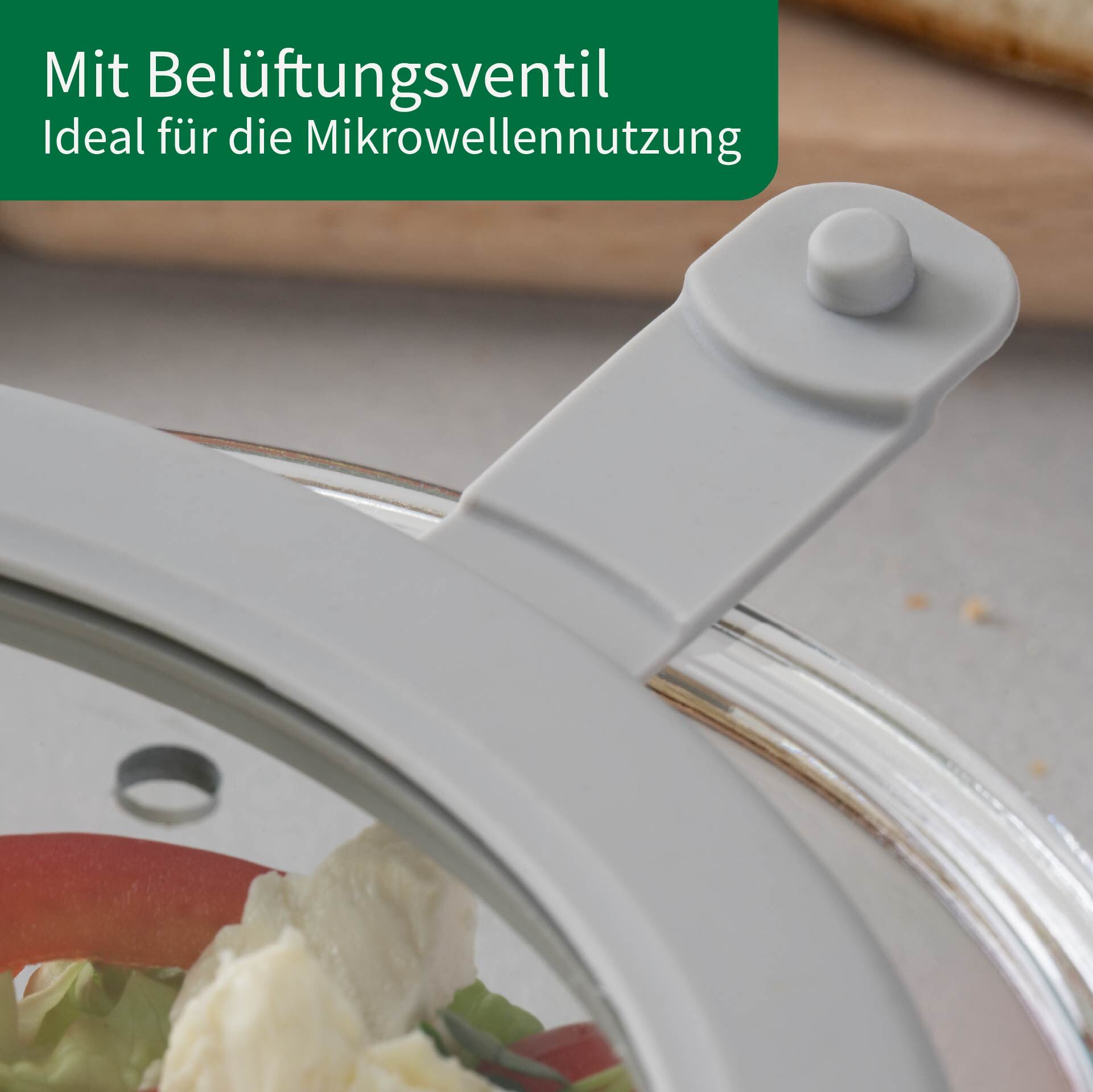 Vorratsdose Glas, rund, 600ml