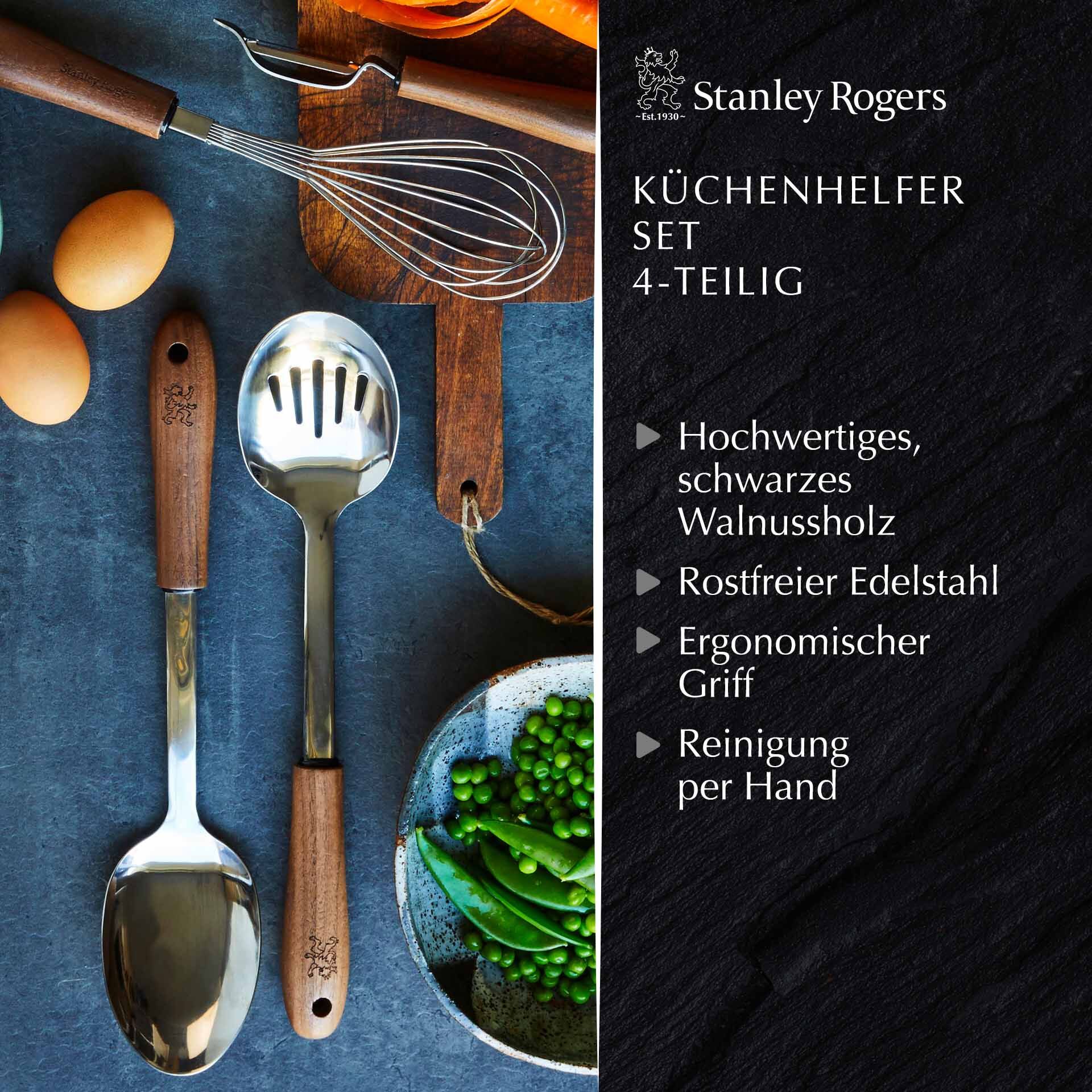 Küchenhelfer-Set "Black Walnut", 4-teilig
