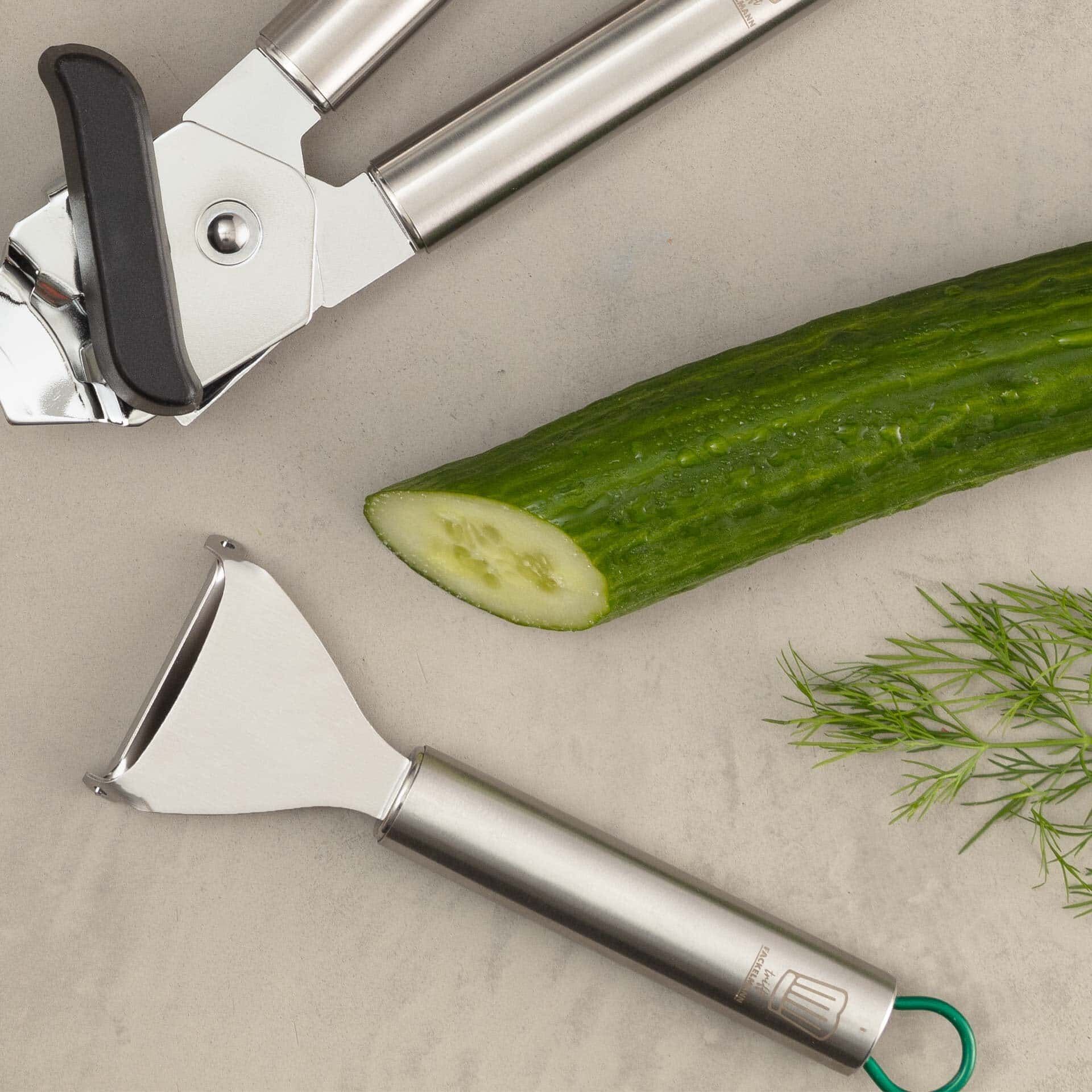 Ziehschäler München, 18cm, Edelstahl