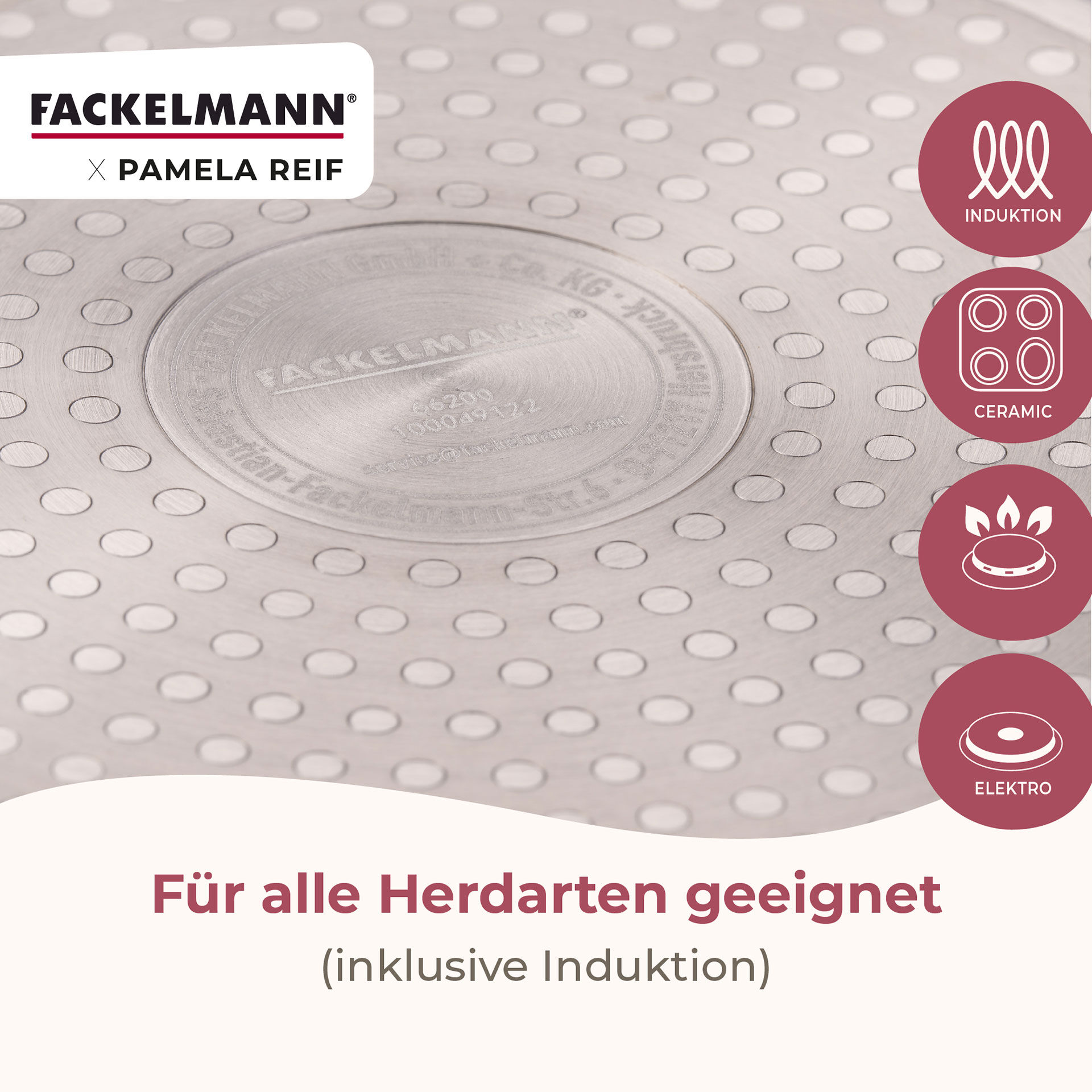 Pamela Reif Kochtopf mit Deckel Signature, Ø24cm