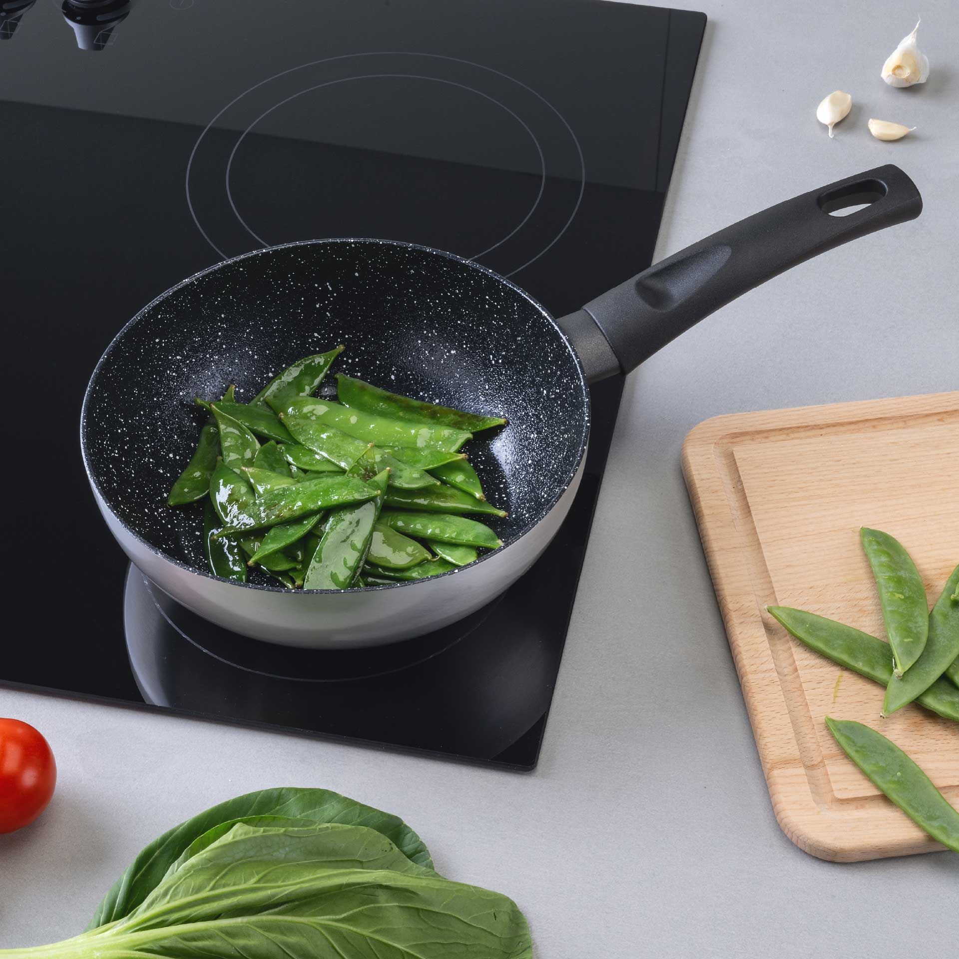 Wokpfanne Crisp, Keramik, antihaft, Ø20cm