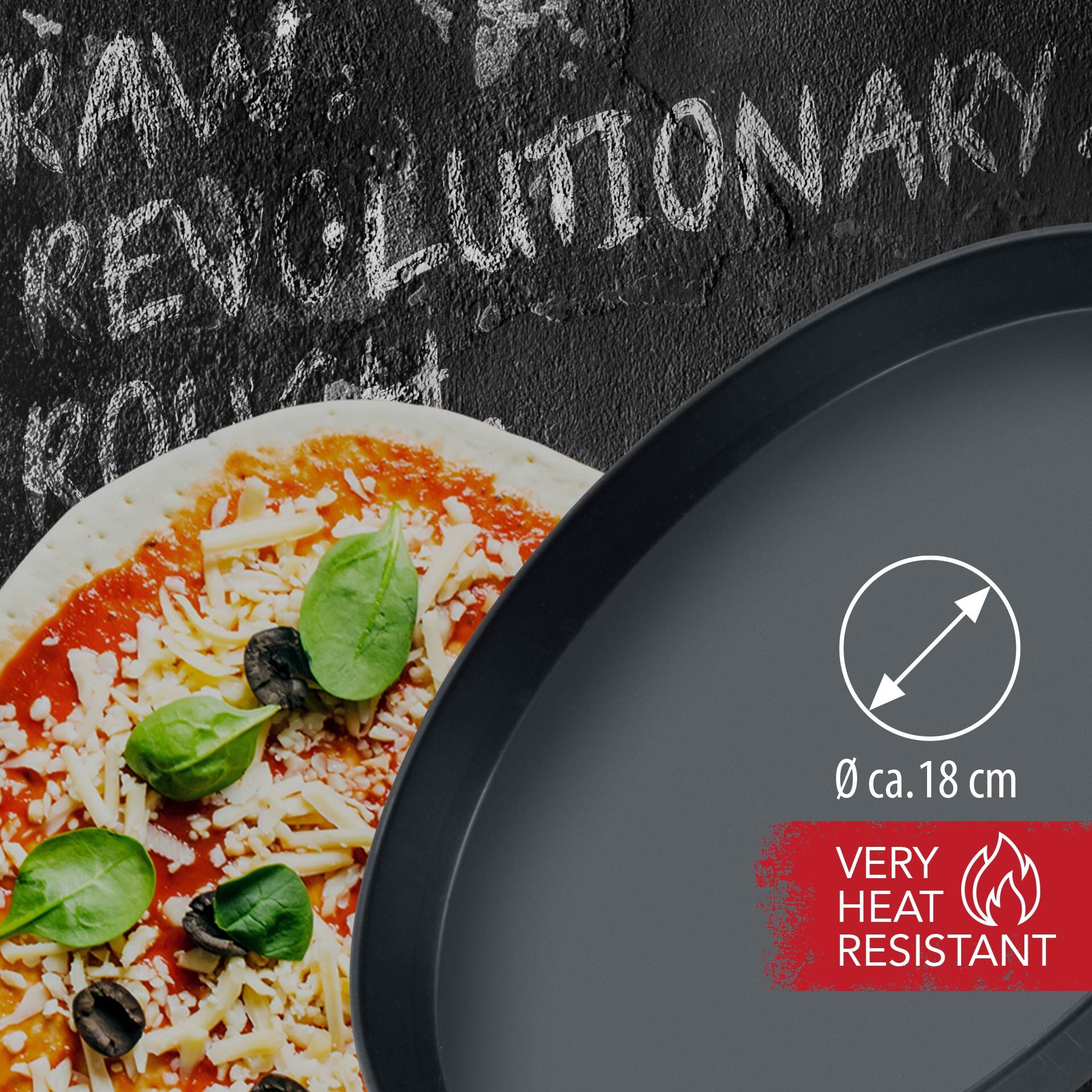 Pizzablech Ø18cm