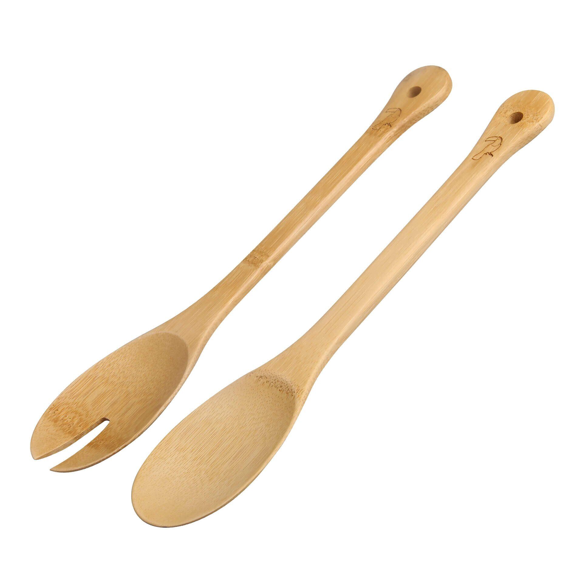 Salatbesteck Eco, 30cm, 2-teilig, Bambus