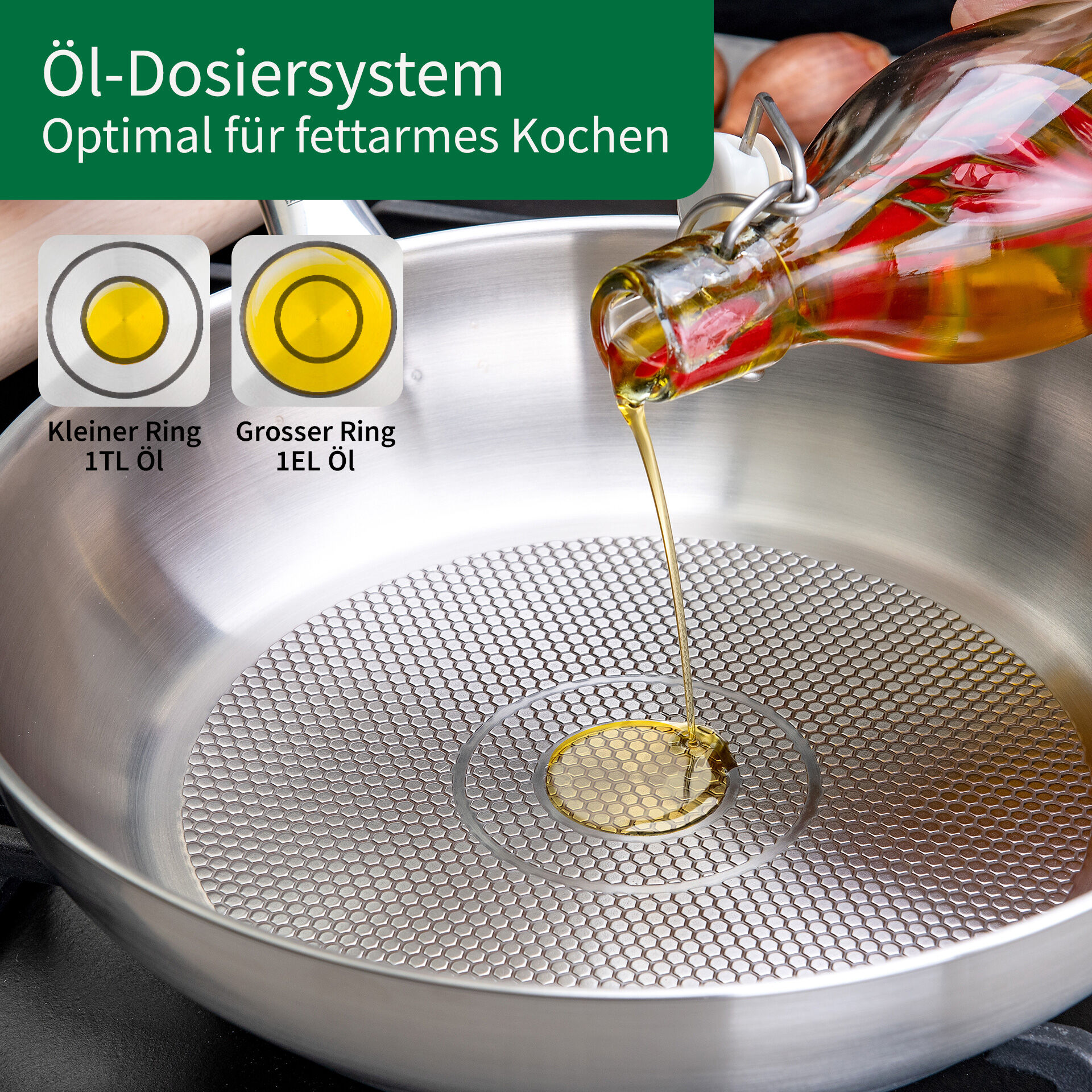 Pfannen-Set München Edelstahl 2-teilig