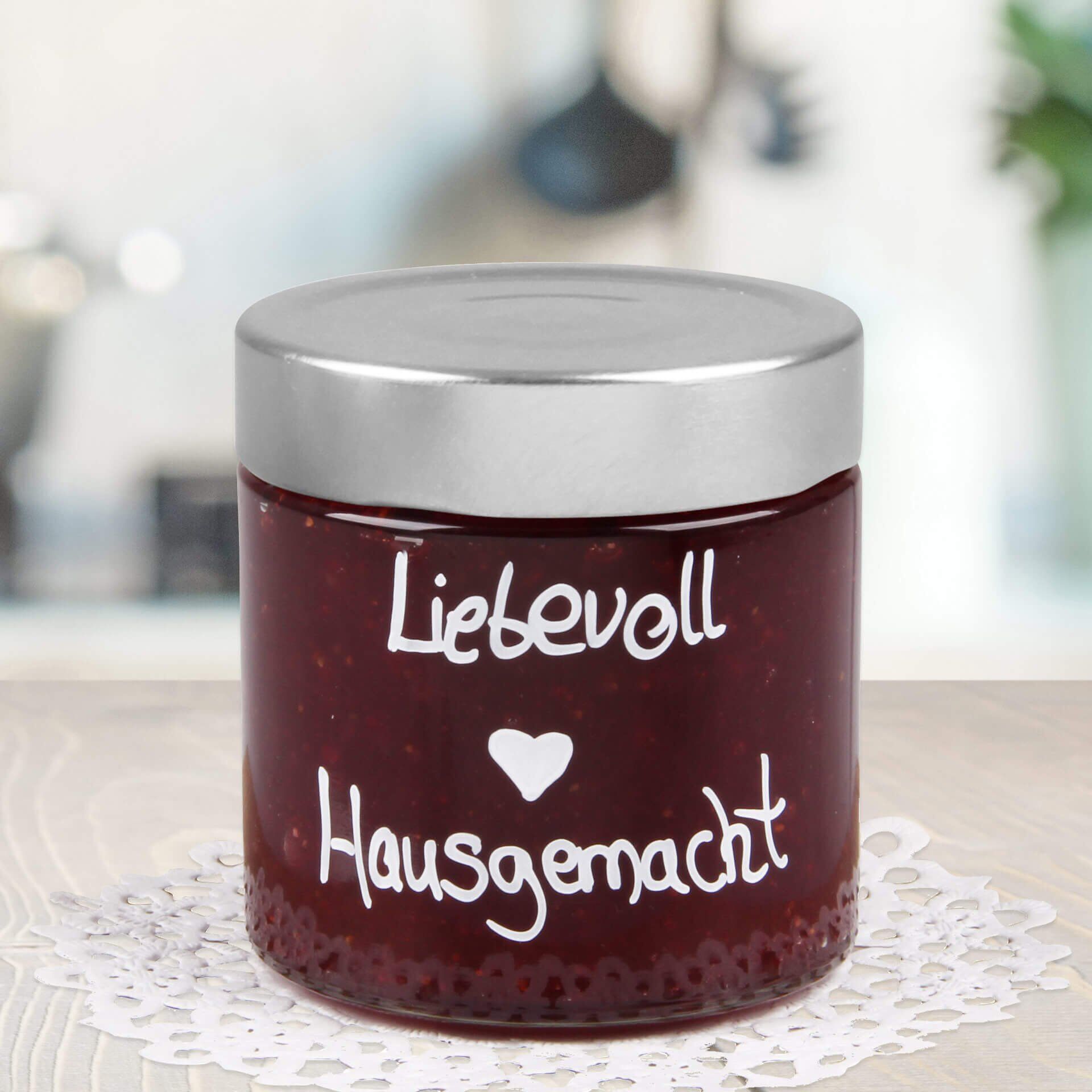 Glasmarker Liebevoll hausgemacht