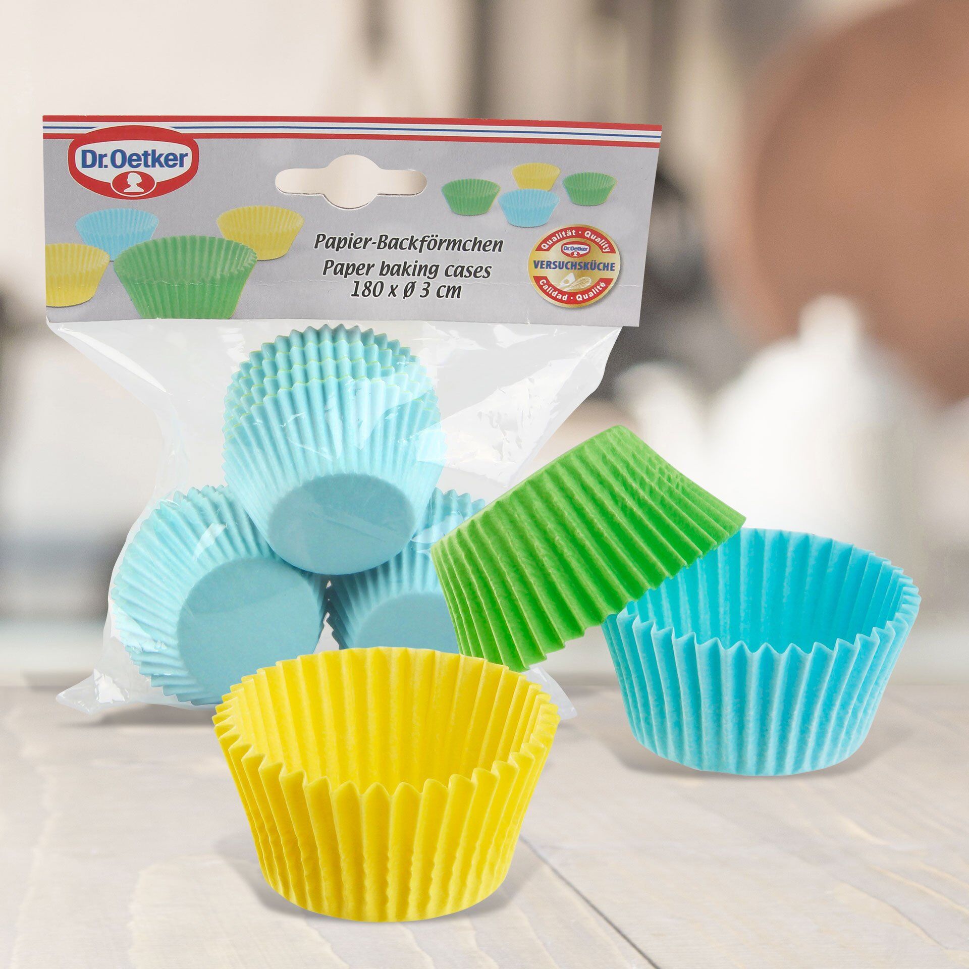 Muffinförmchen bunt, Ø3cm, 180 Stk, Papier