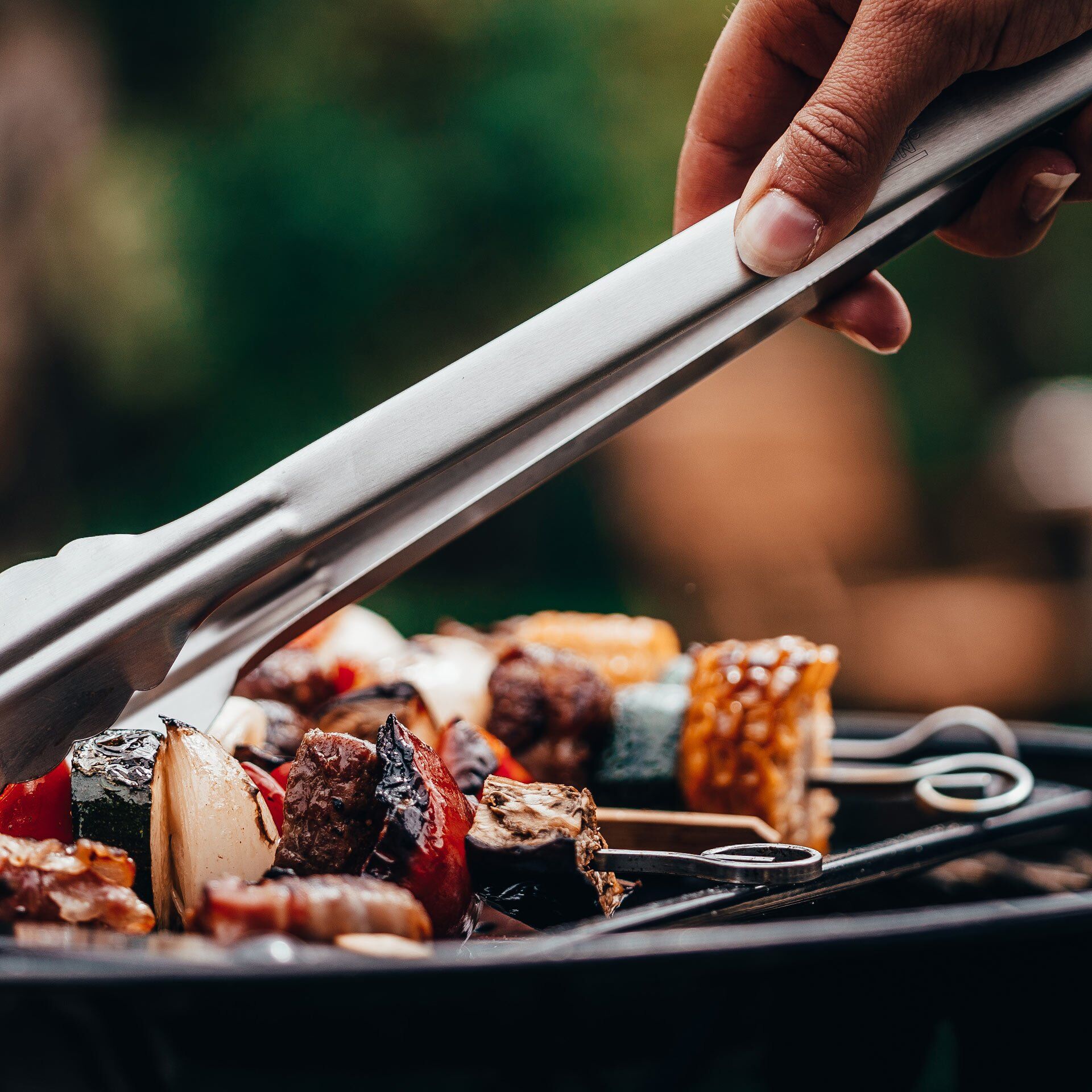 Grillspieße, 35cm, Edelstahl, 6 Stk