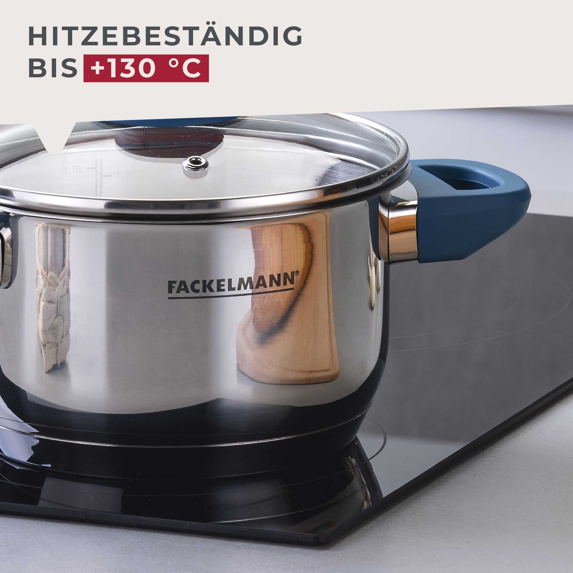 Kochtopf mit Deckel Essential, Ø16cm, blau