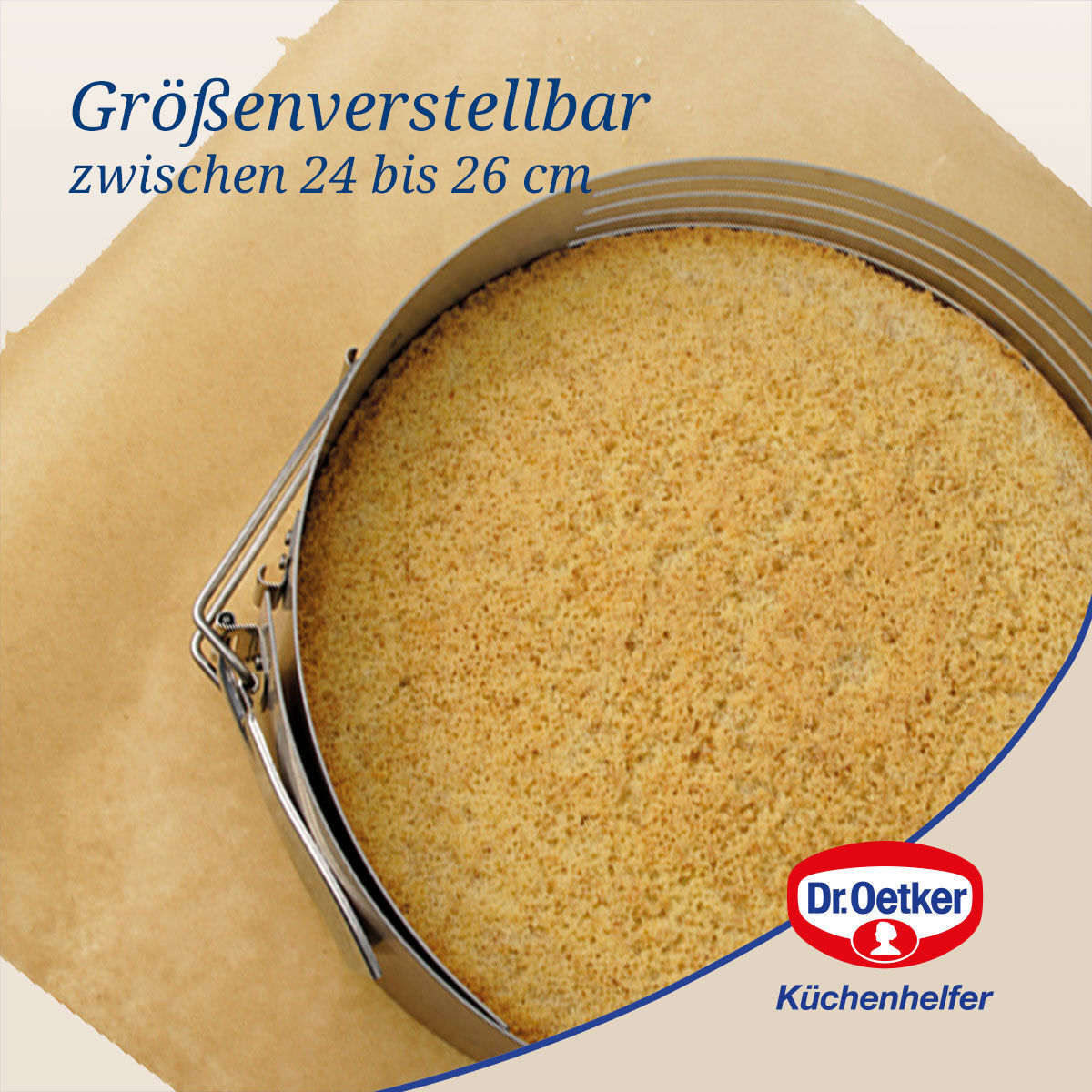 Tortenboden Schneidhilfe inkl. Tortenmesser, 2-teilig