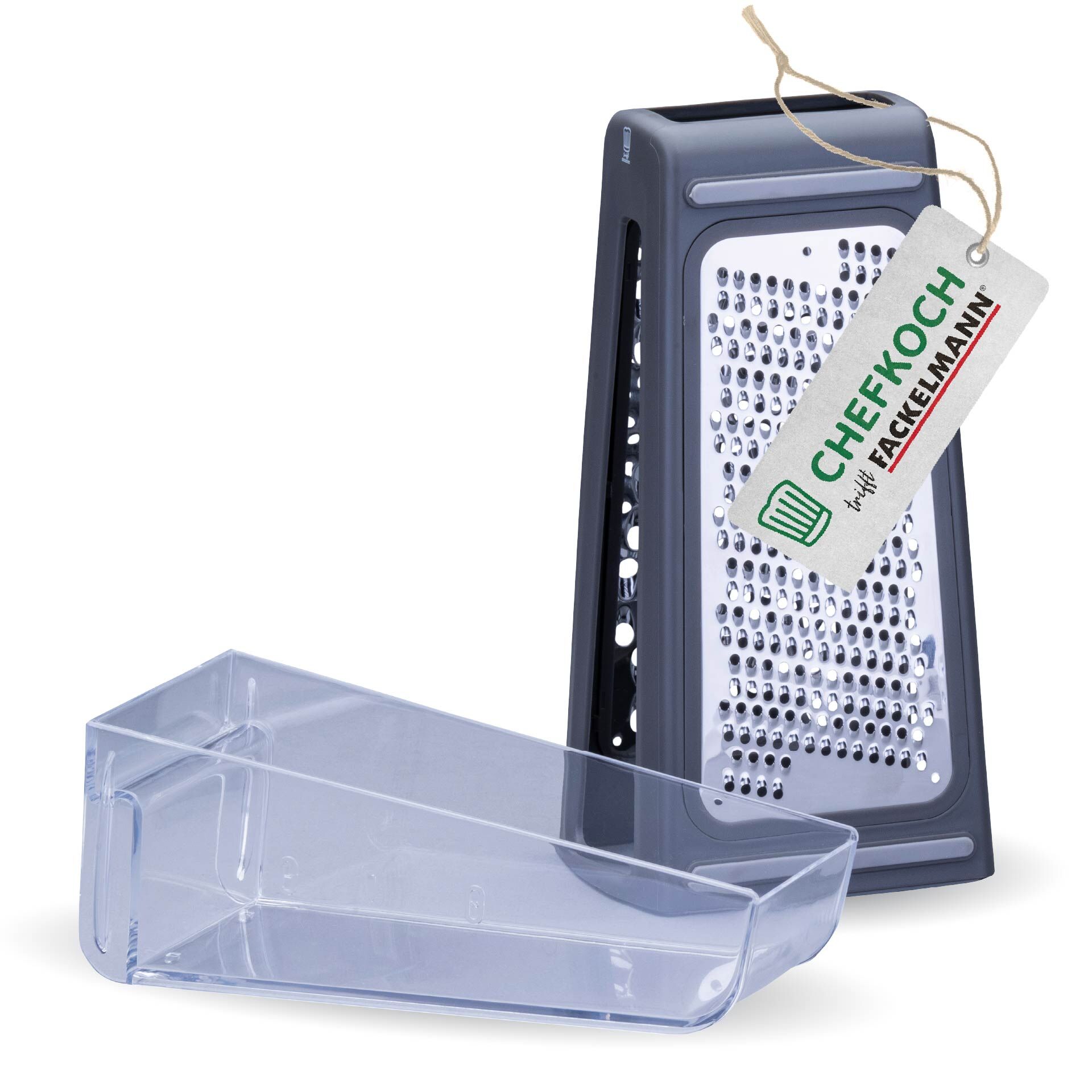 Küchenreibe mit Behälter