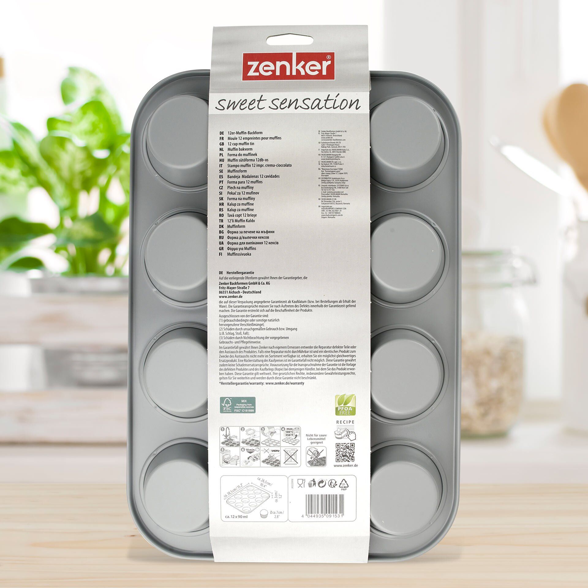 Muffinform Sweet Sensation, 38,5x26,5cm, 12er