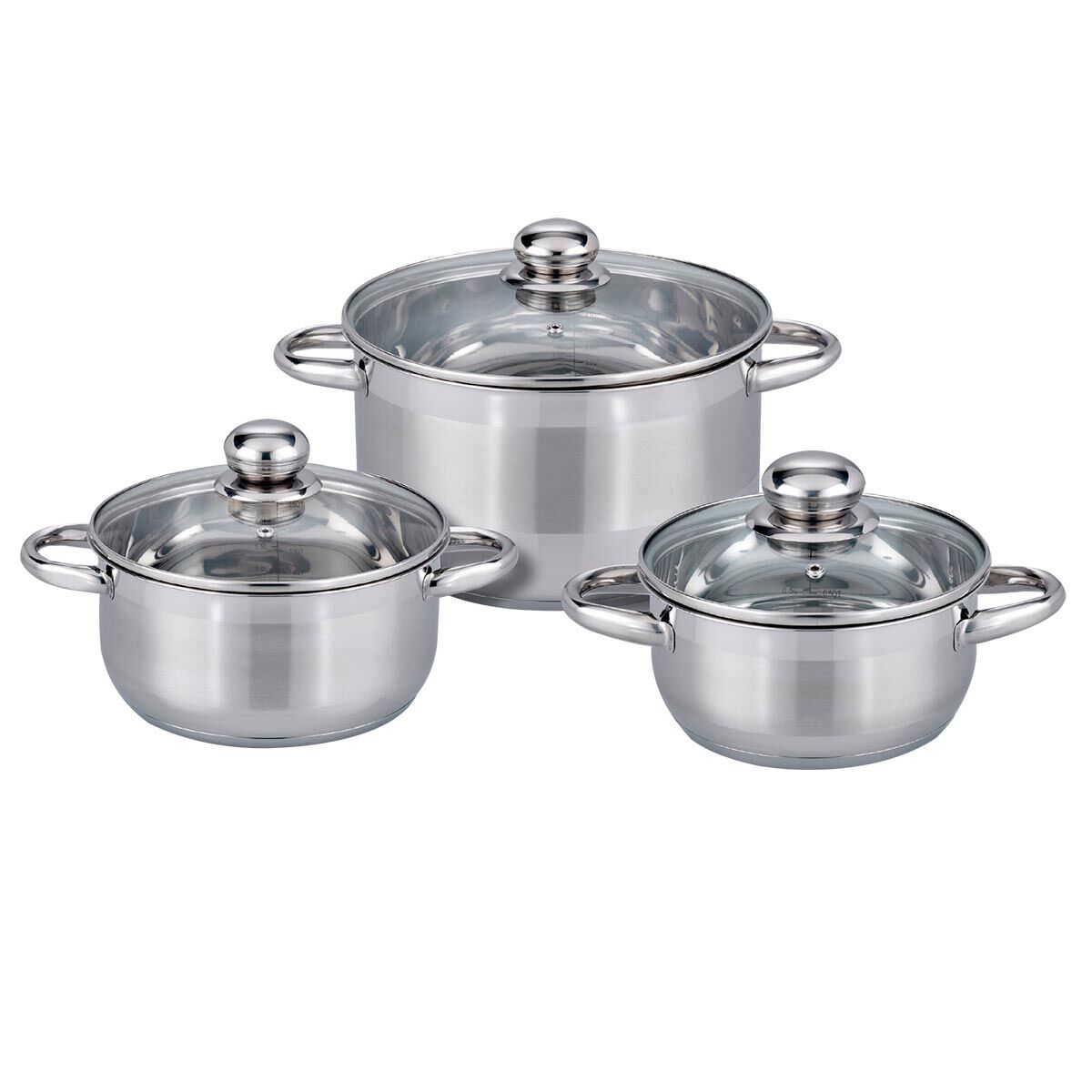 Topf-Set "Edition Red", 3-teilig