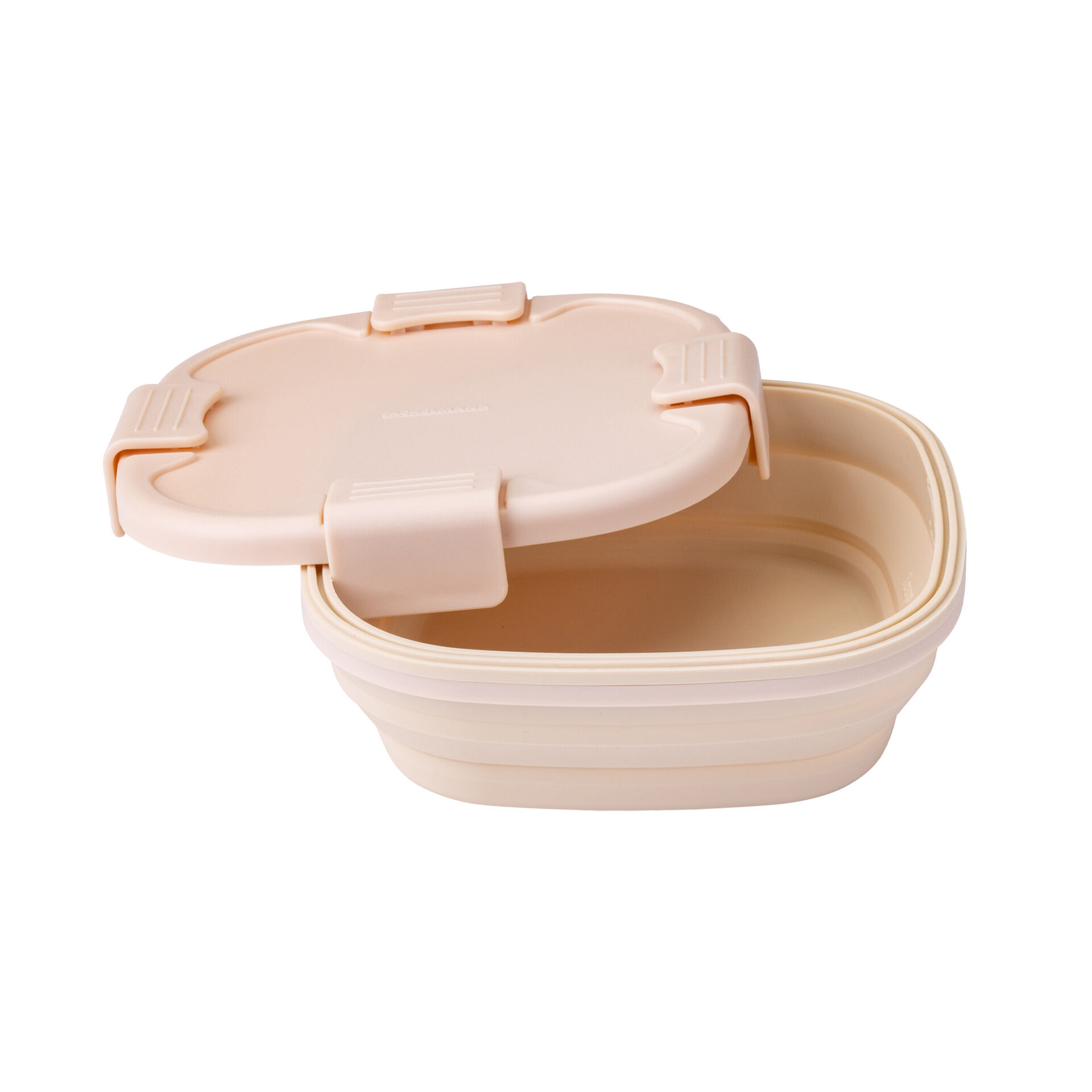 Pamela Reif Snack Box faltbar, eckig, 17x17x7cm, beige