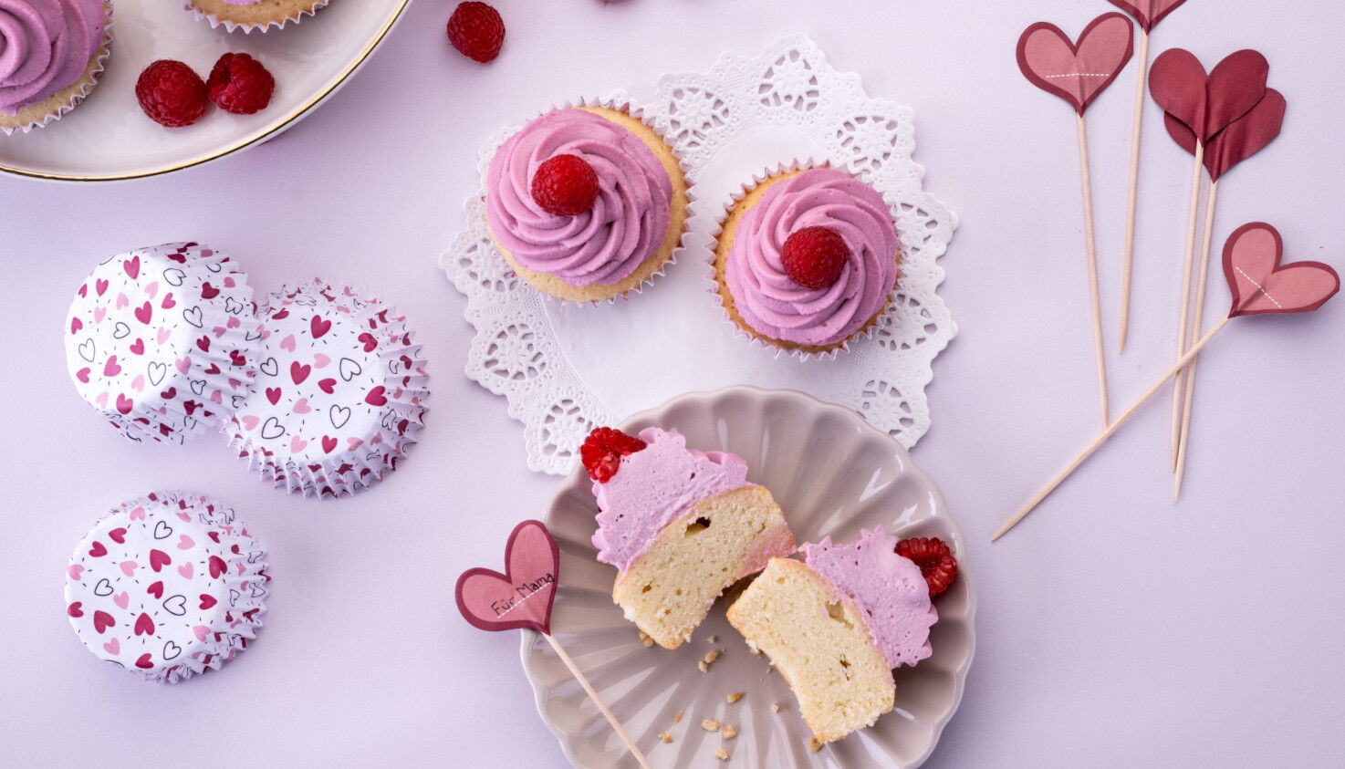 Himbeer-Cupcakes Himbeer-Cupcakes
