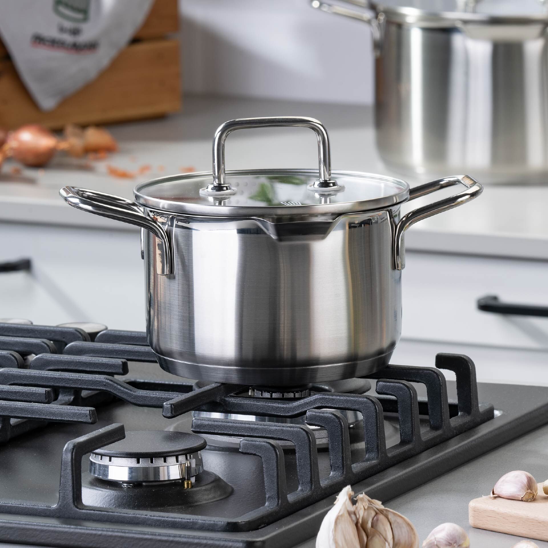 Kochtopf mit Glasdeckel Nürnberg, Ø16cm