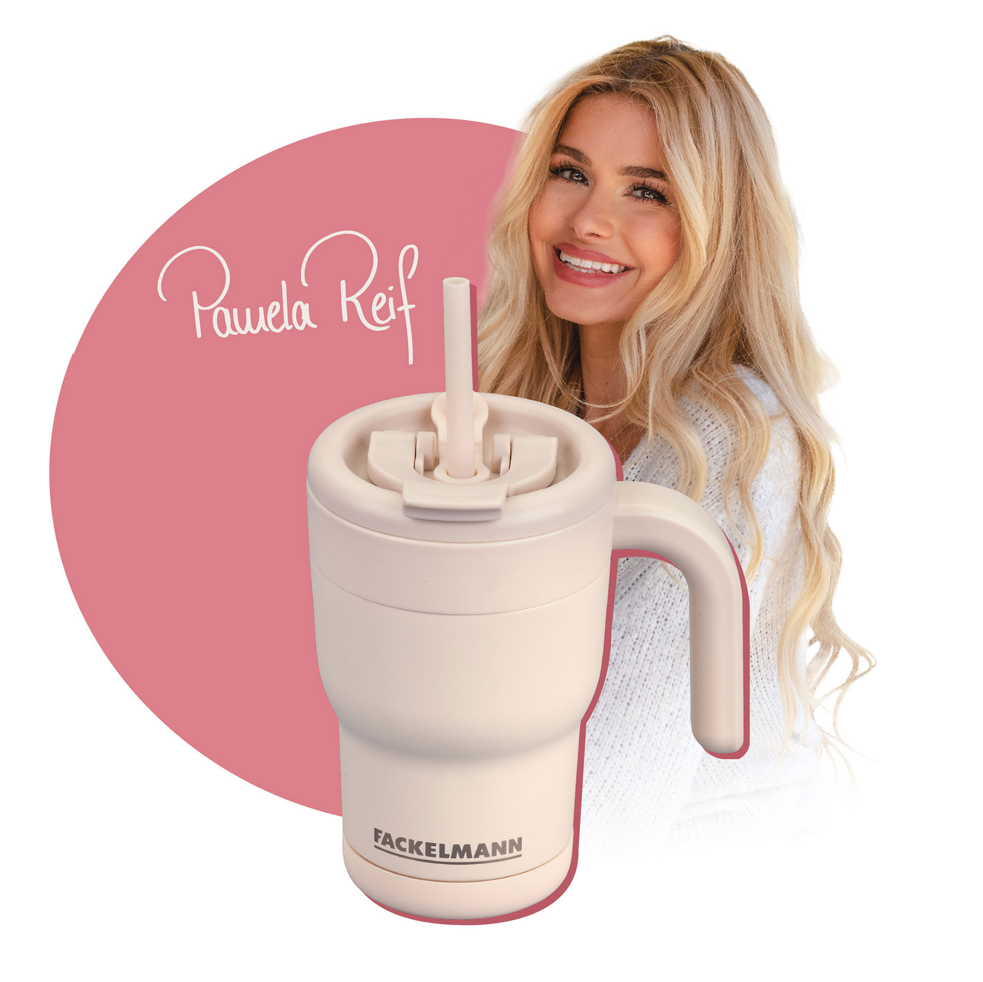 Pamela Reif Thermotrinkbecher Pastell Beige, 420ml