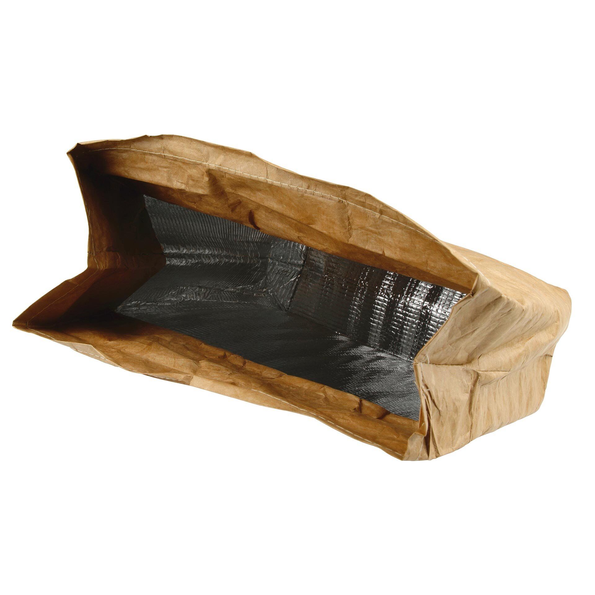 Lunchbag isoliert, Papierlook, groß