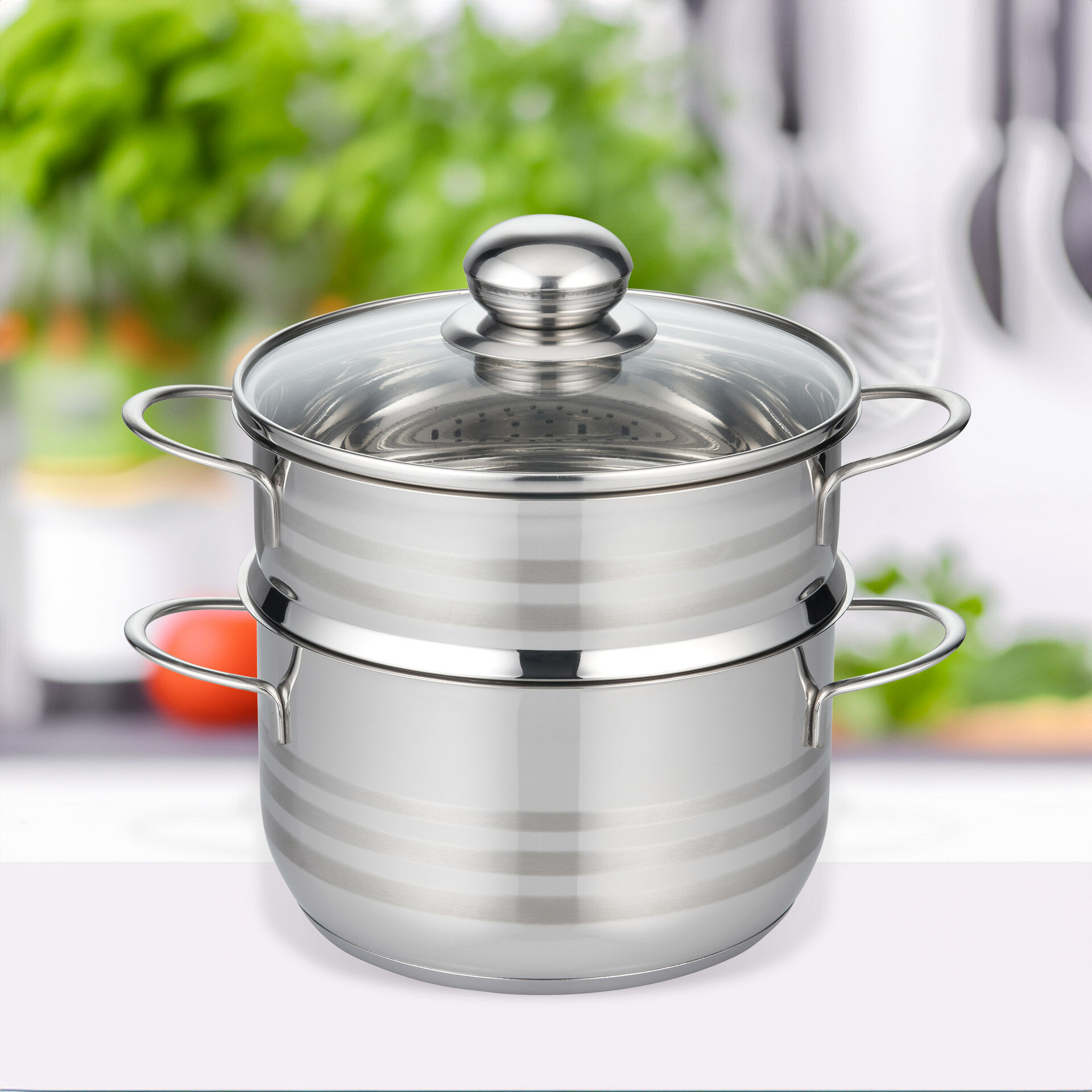 Dampfgarer mit Deckel Brillant, Ø24cm