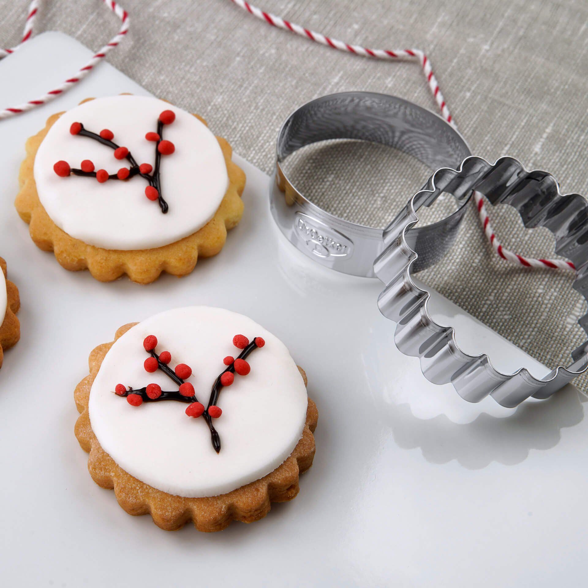 Ausstecher Ring White Christmas Baking, 2-teilig