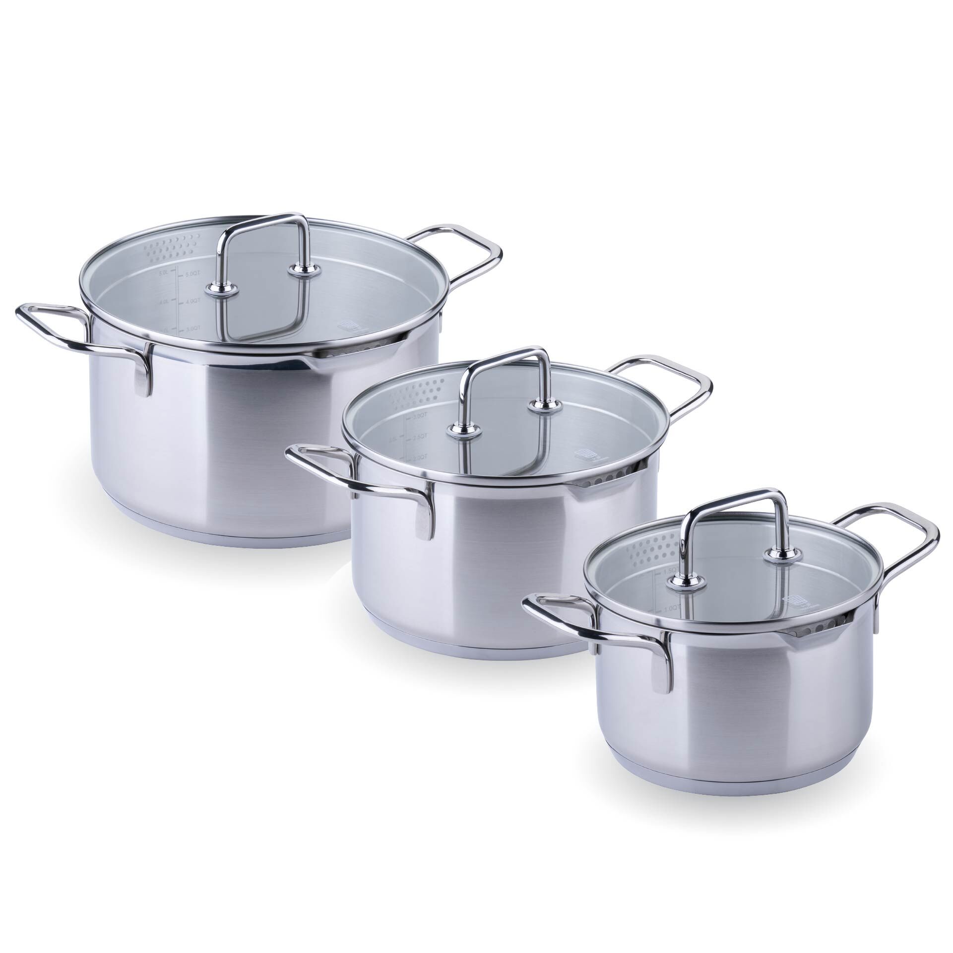 Topfset "Nürnberg", Ø16/20/24cm, 6tlg.