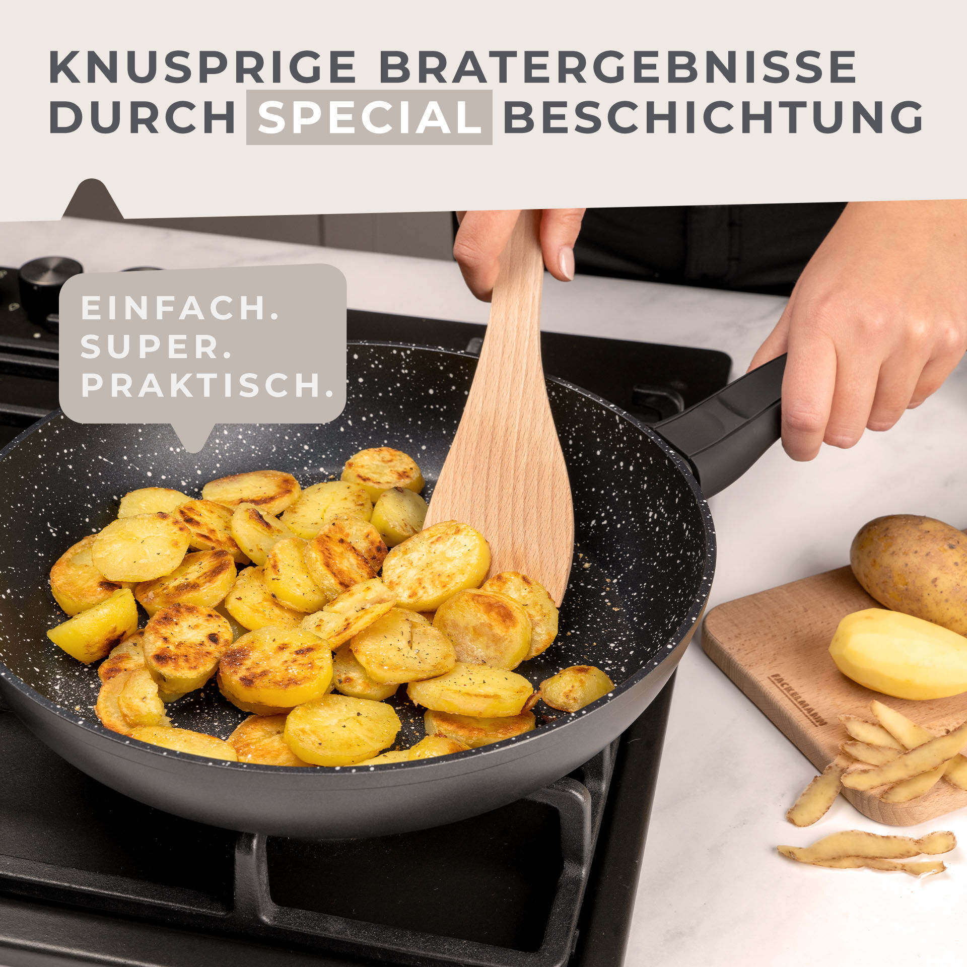 Antihaft-Pfanne Marble, Ø28cm