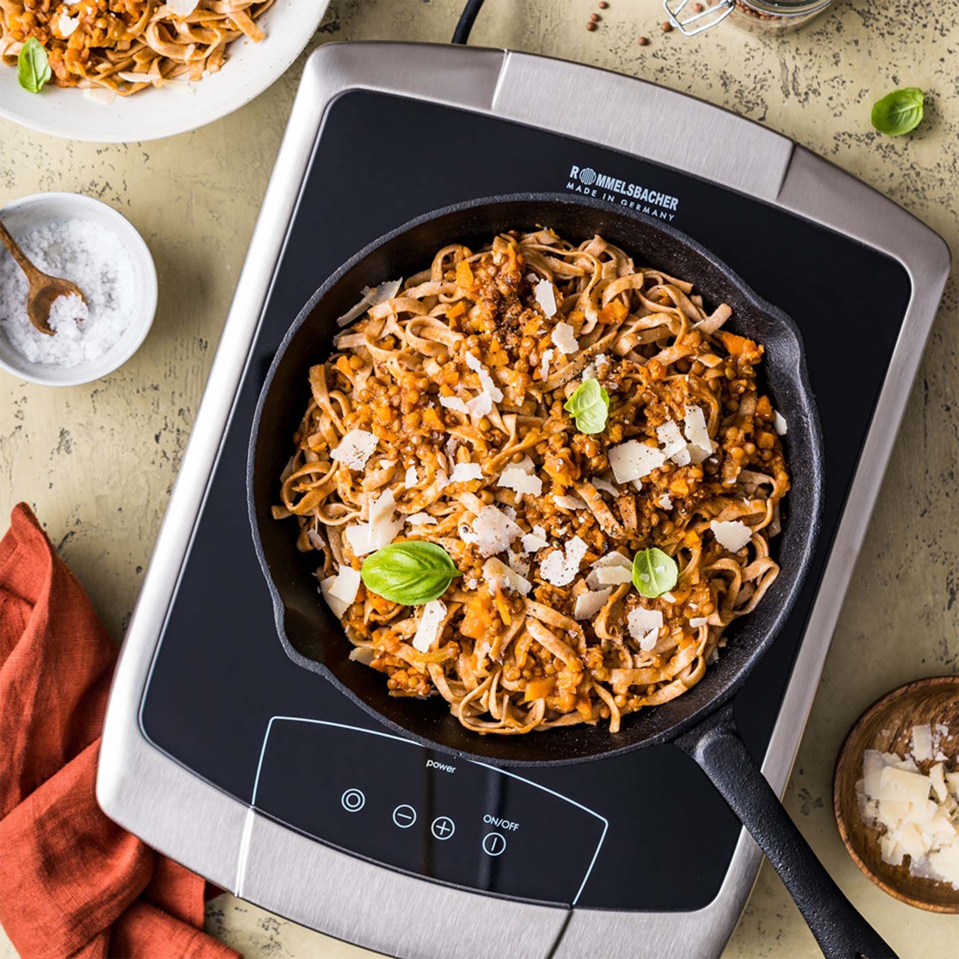  CERAN® Einzelkochplatte mit Touchcontrol CT 2203/TC, Edelstahl