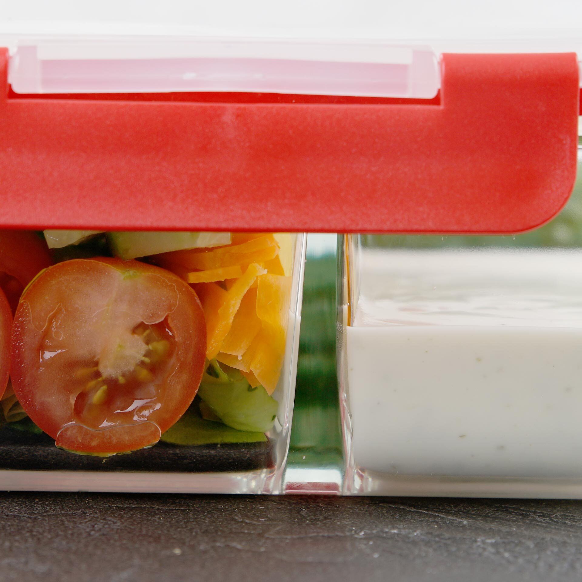 Meal Prep Frischhaltedose mit getrennten Fächern