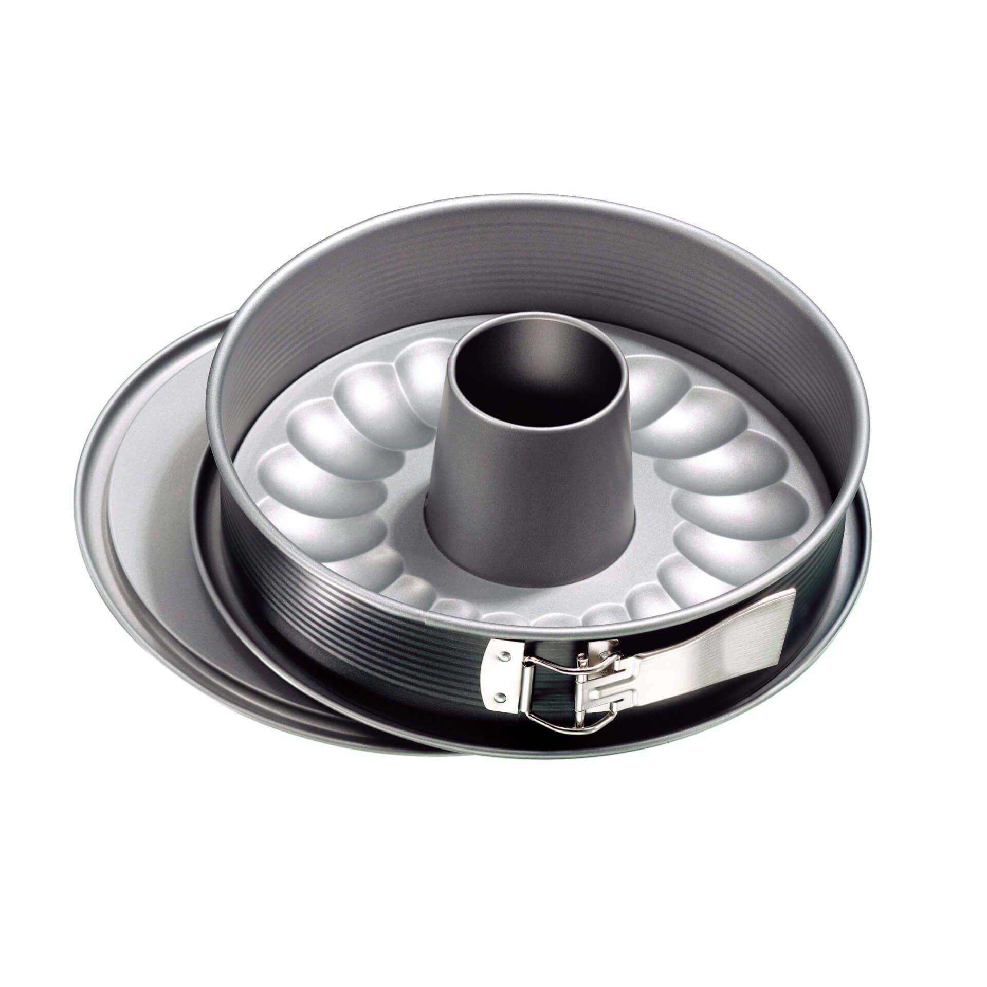 Springform mit Flach- & Rohrboden und Auslaufschutz Energy, Ø26cm