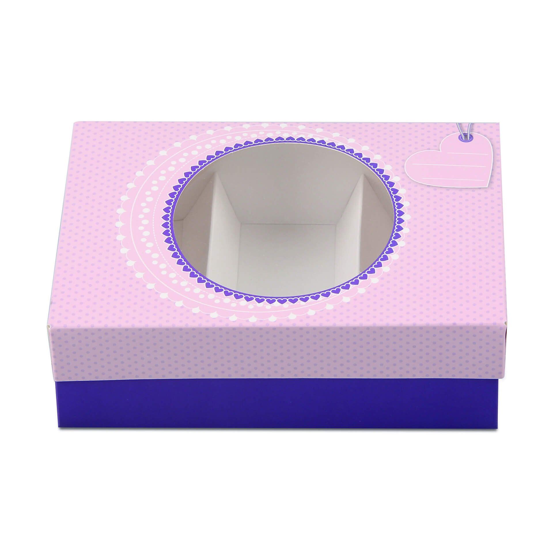 Geschenkbox Macarons und kleine Gebäcke inkl. Einleger