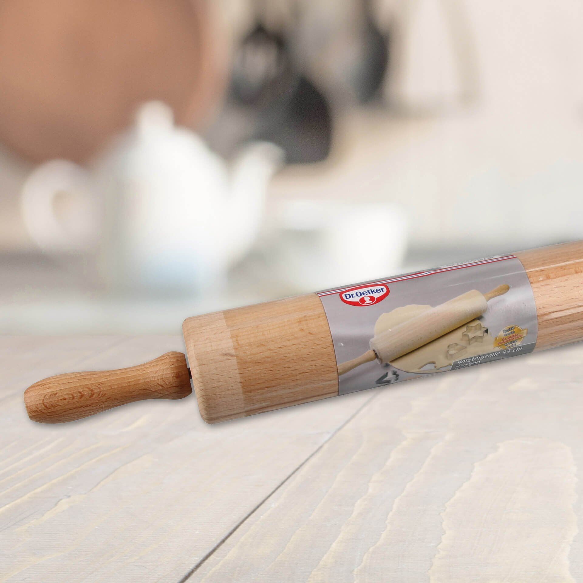 Teigroller, 44cm, Holz