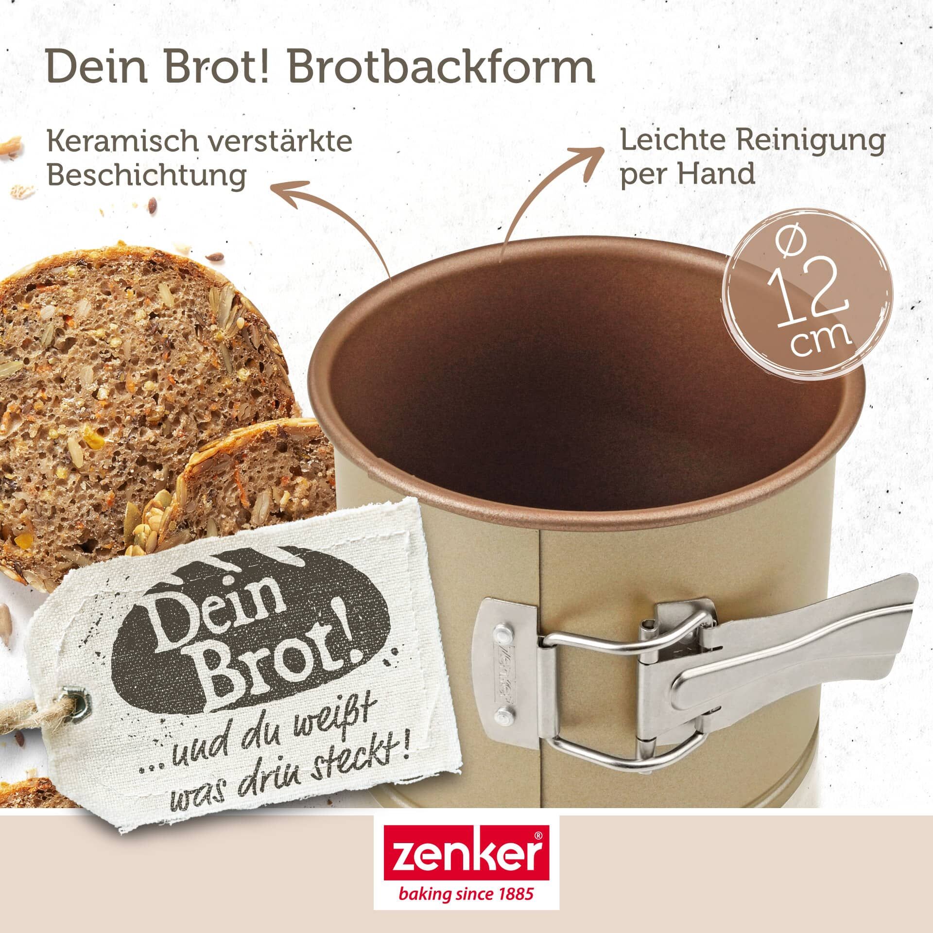 Pollerbrot-Springform Dein Brot!, Ø12cm