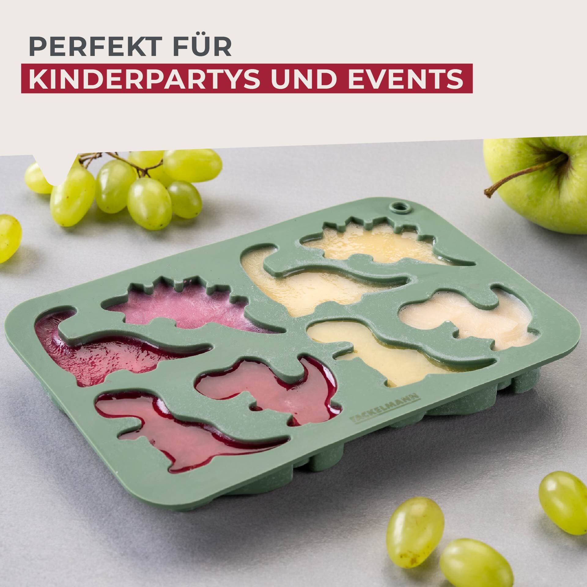 Eiswürfelform Dino, Silikon