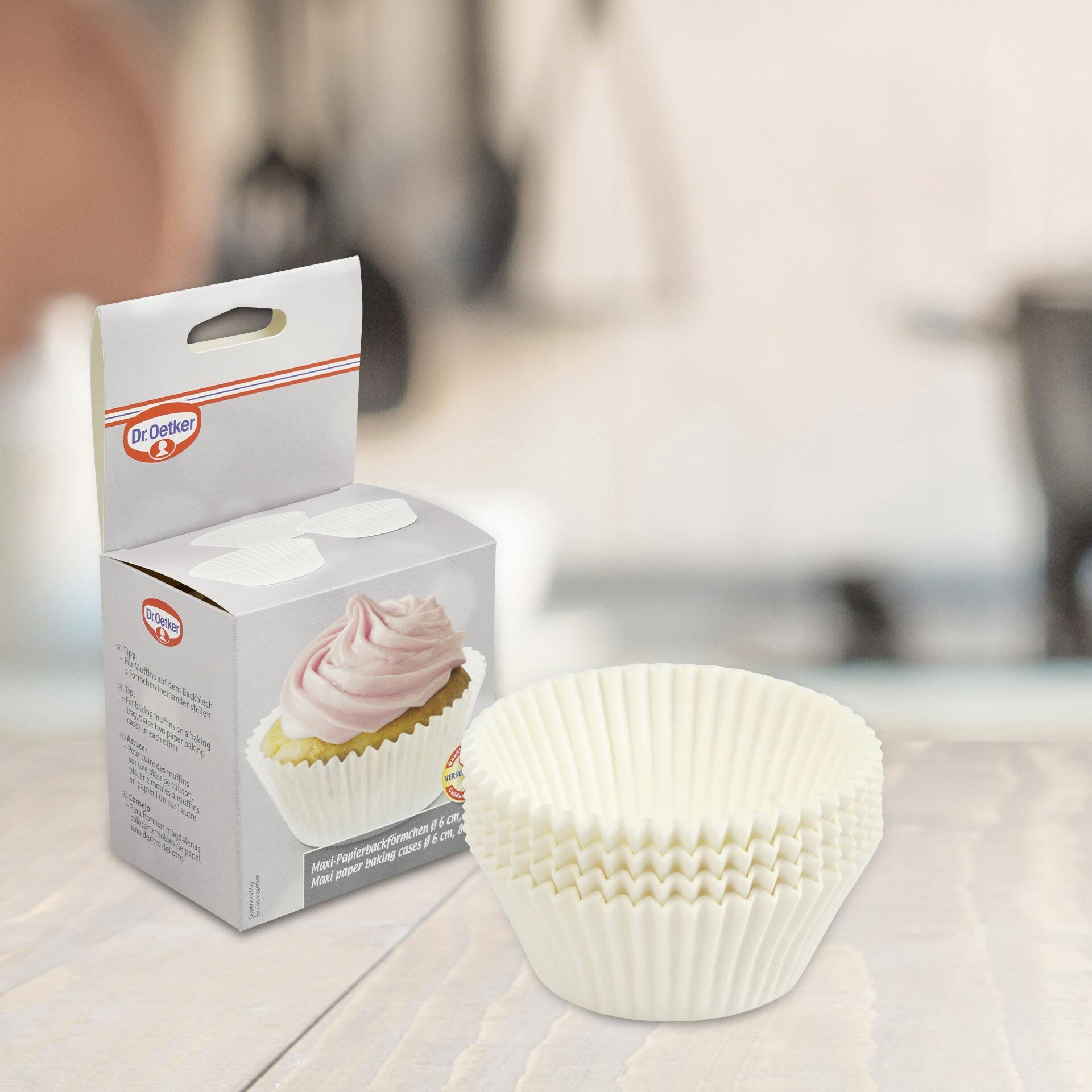 Papierbackförmchen maxi, Ø6cm, 80 Stück