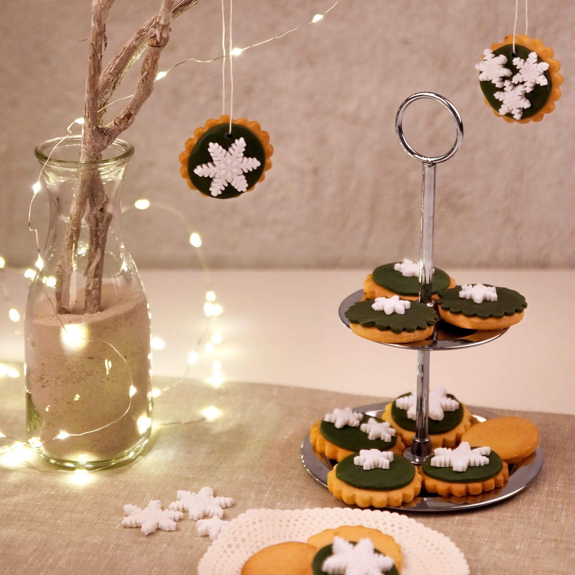 Ausstecher Ring White Christmas Baking, 2-teilig