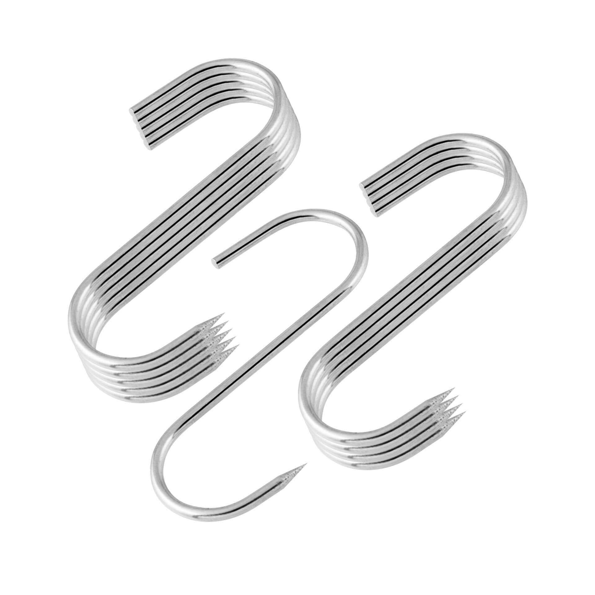 Fleischhaken, 8cm, Edelstahl, 10-teilig