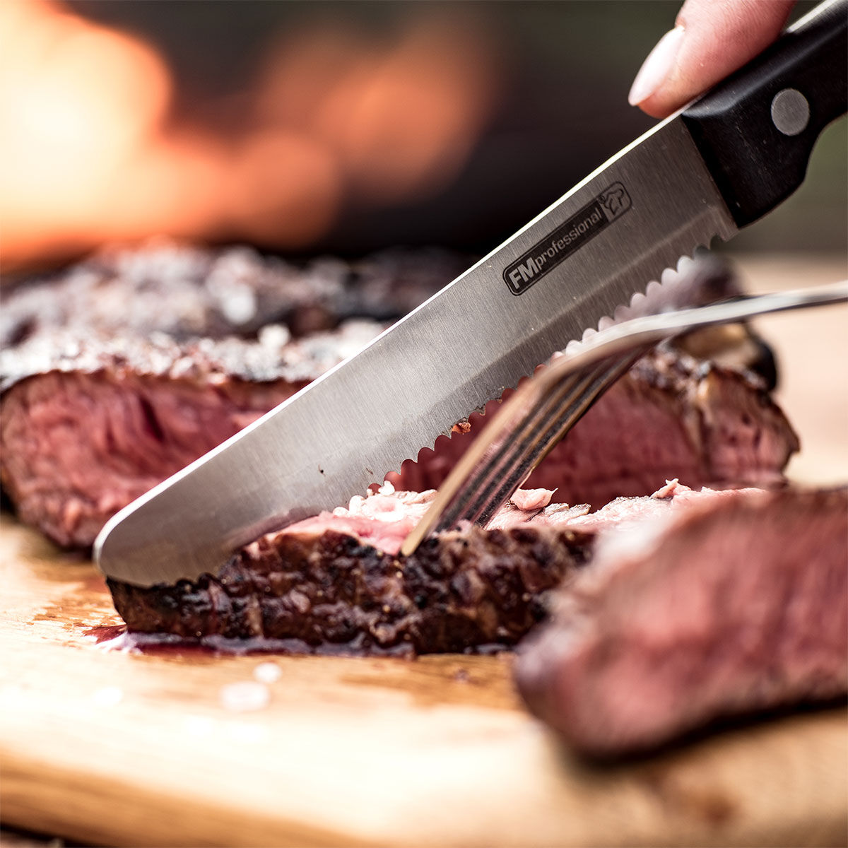 Steakmesser, 10cm Edelstahl-Klinge