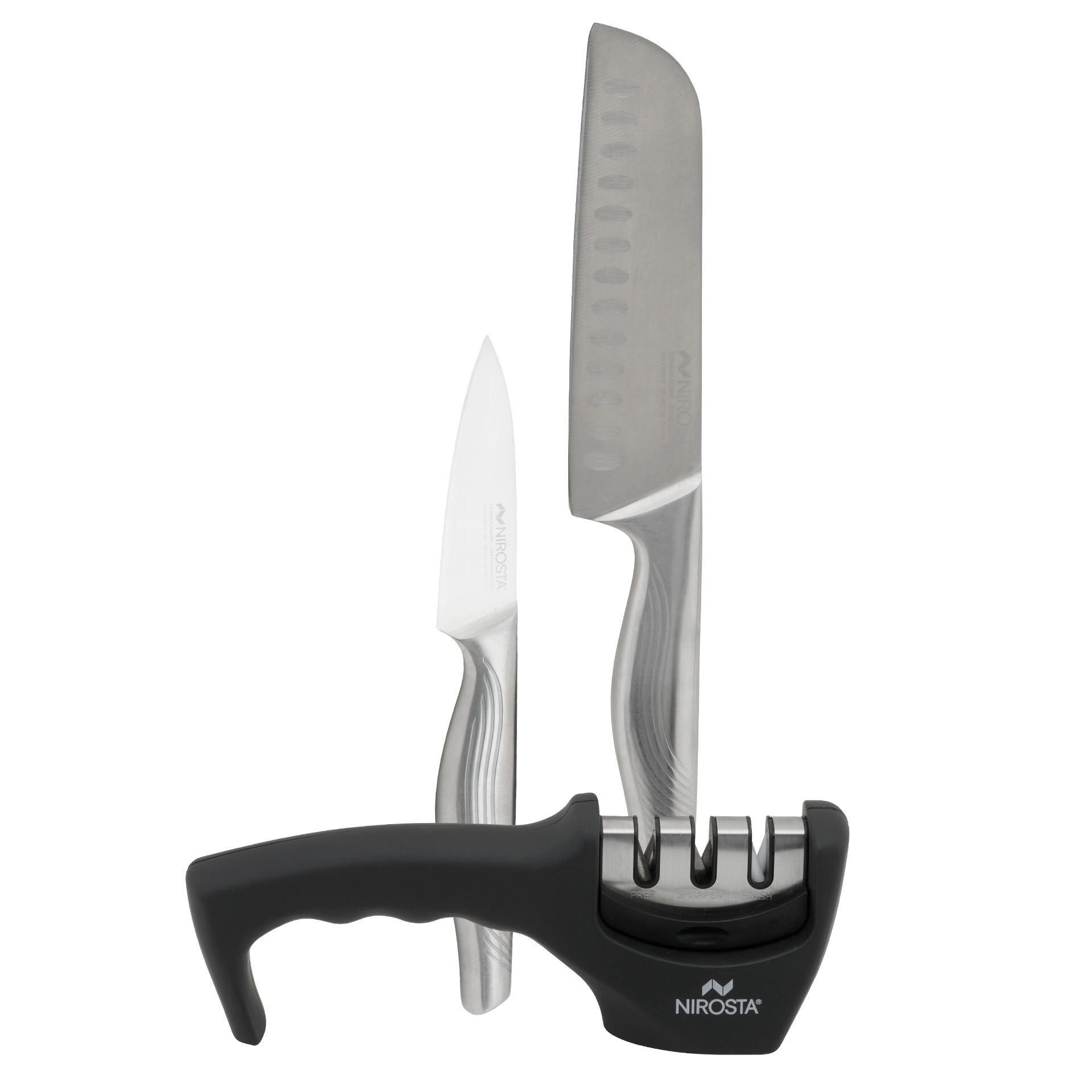 Messer-Set "Swing" inkl. Schärfer, 3-tlg