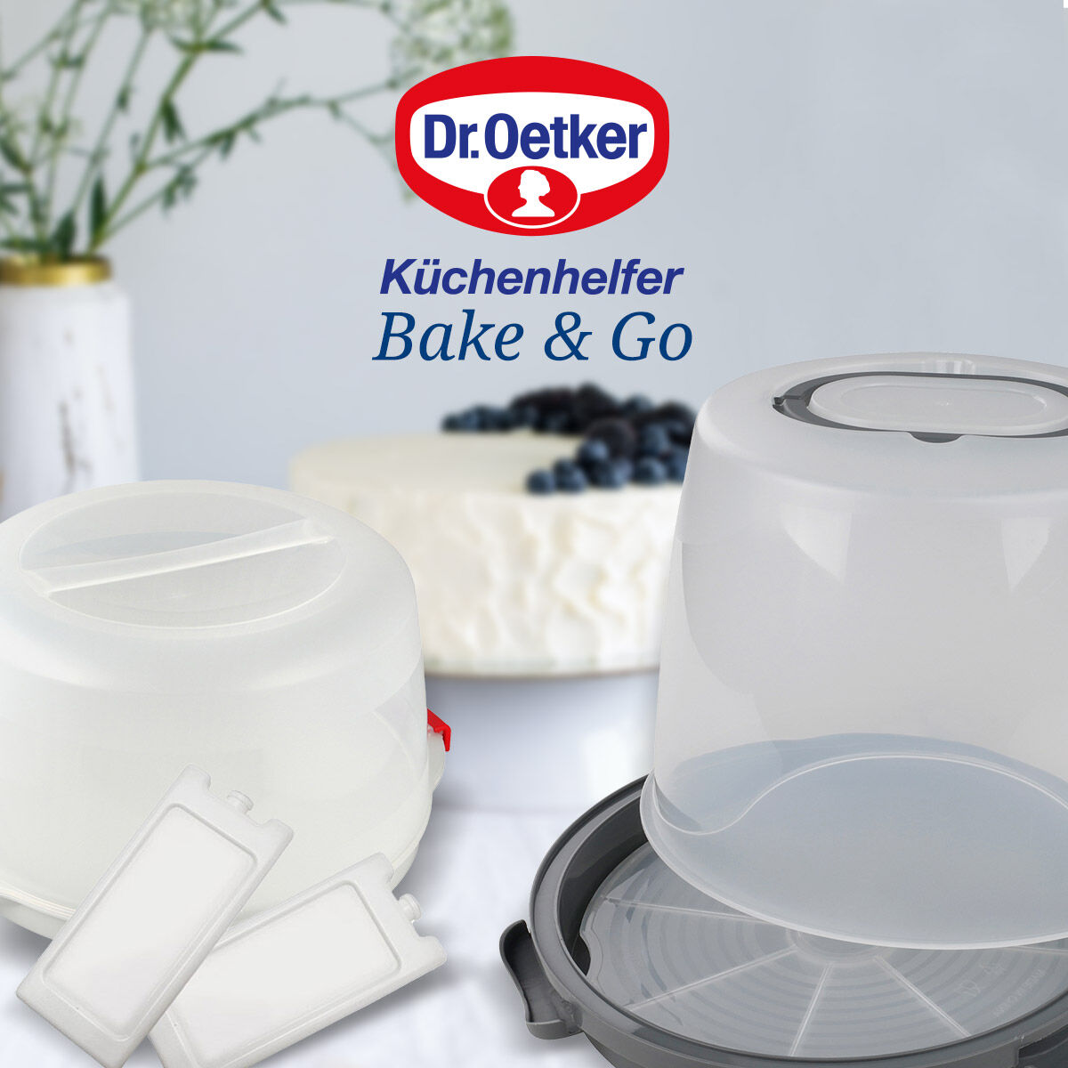 Kuchentransportbox extra hoch Bake & Go