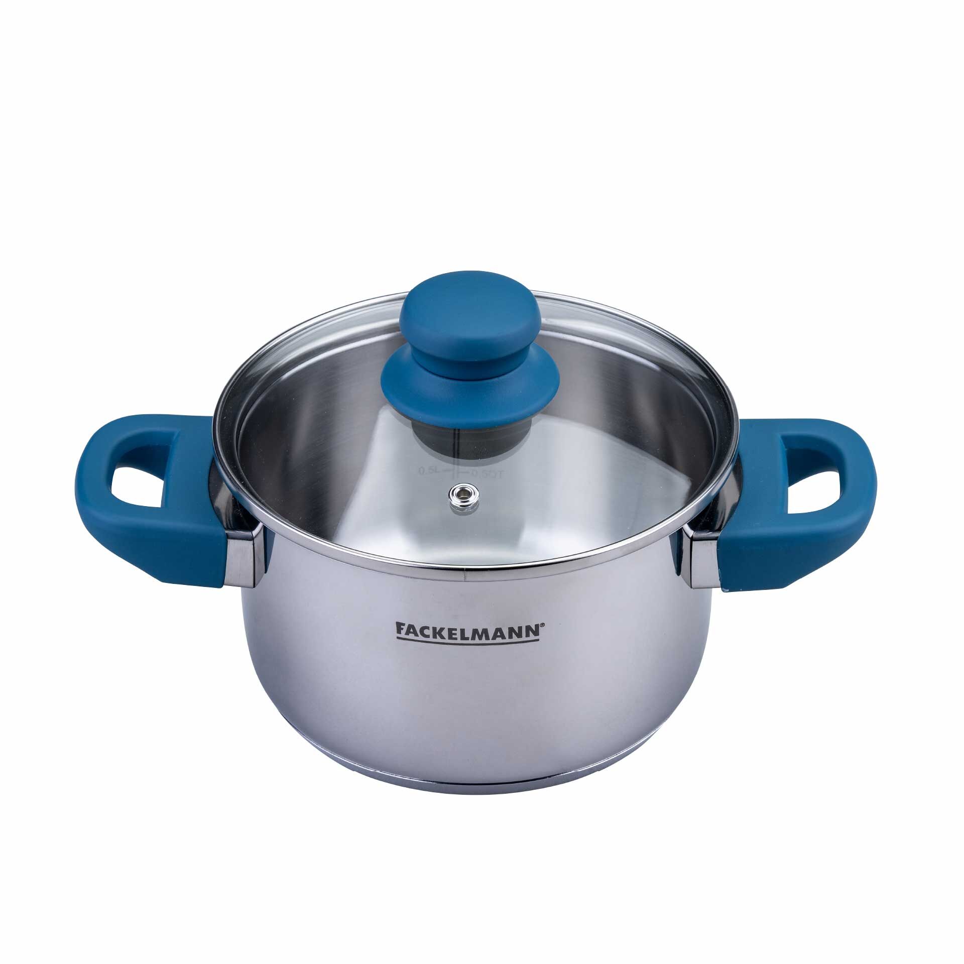 Kochtopf mit Deckel Essential, Ø16cm, blau