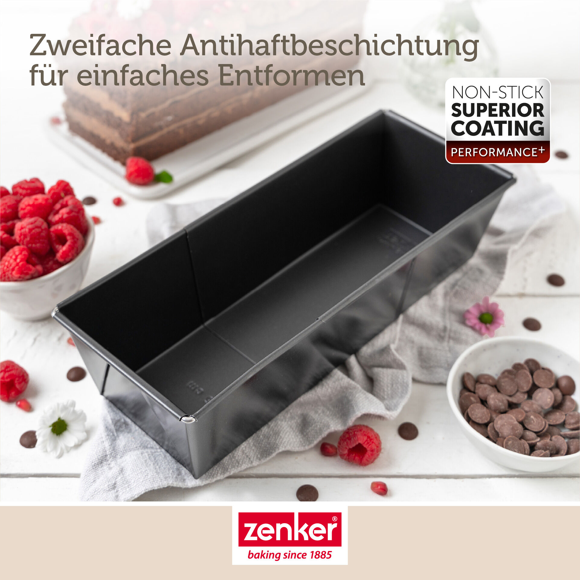 Kastenform ausziehbar Perfect Black+, 20-35cm