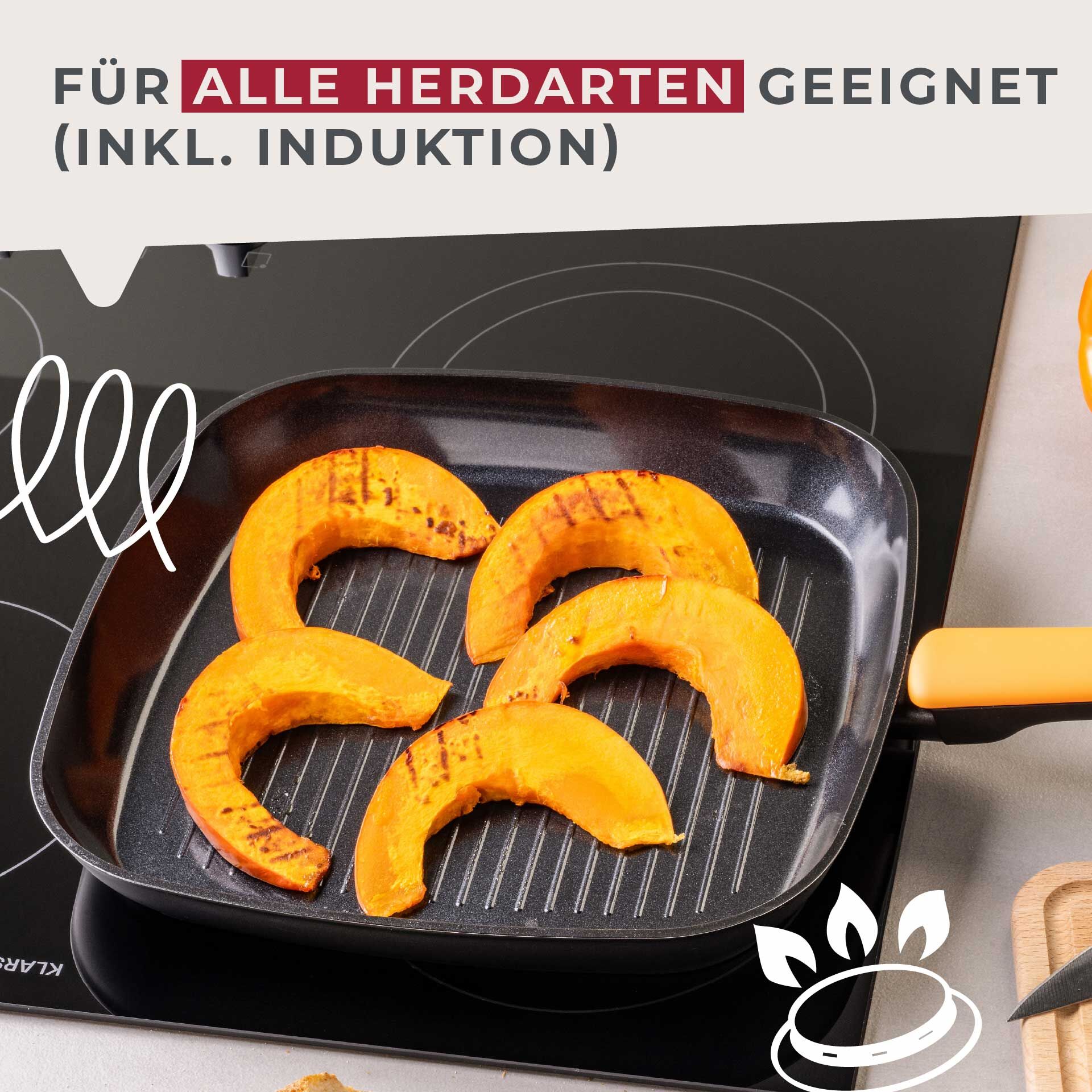 Grillpfanne Soft Collection, Keramik, antihaft, Ø28cm