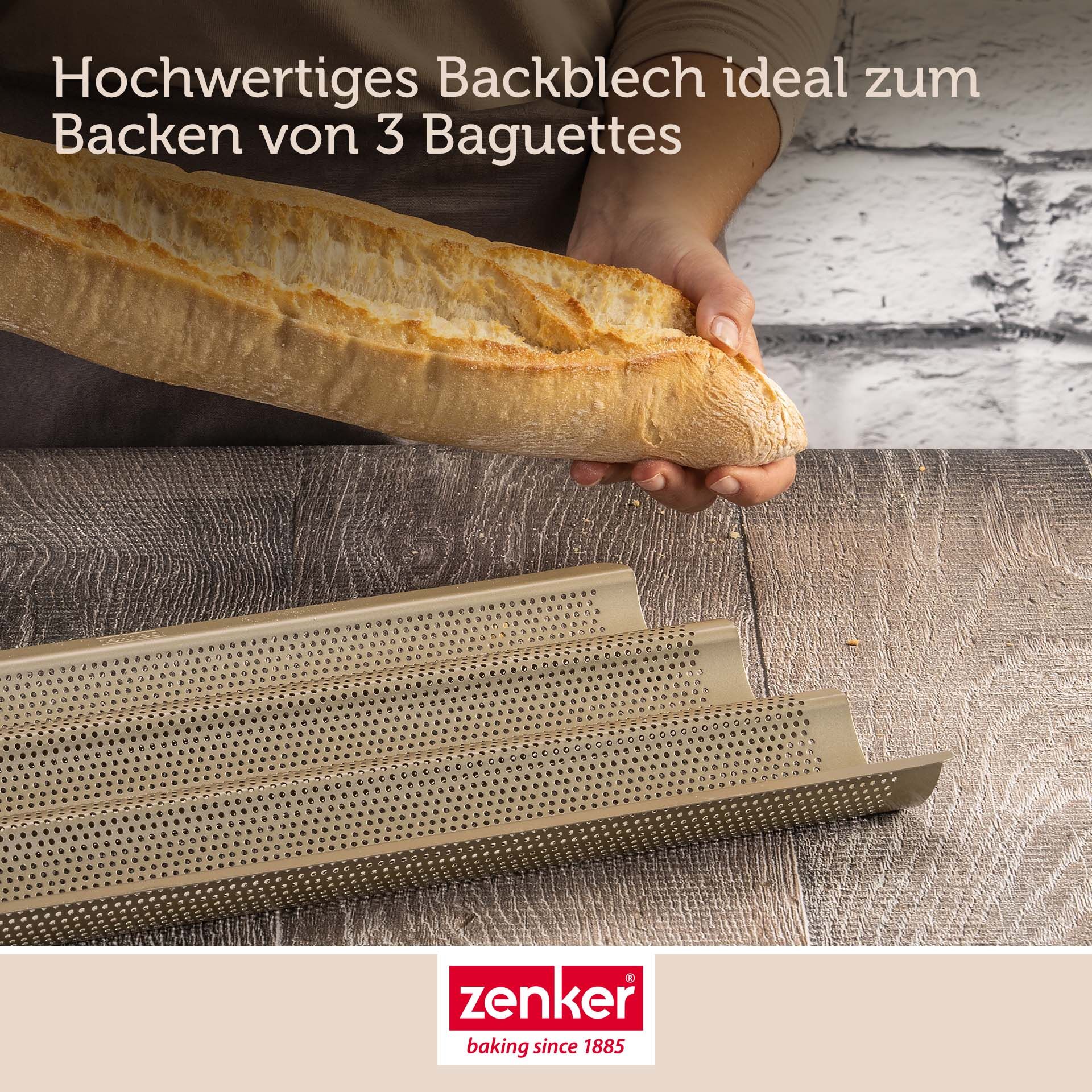 Baguetteblech Dein Brot!, 3er